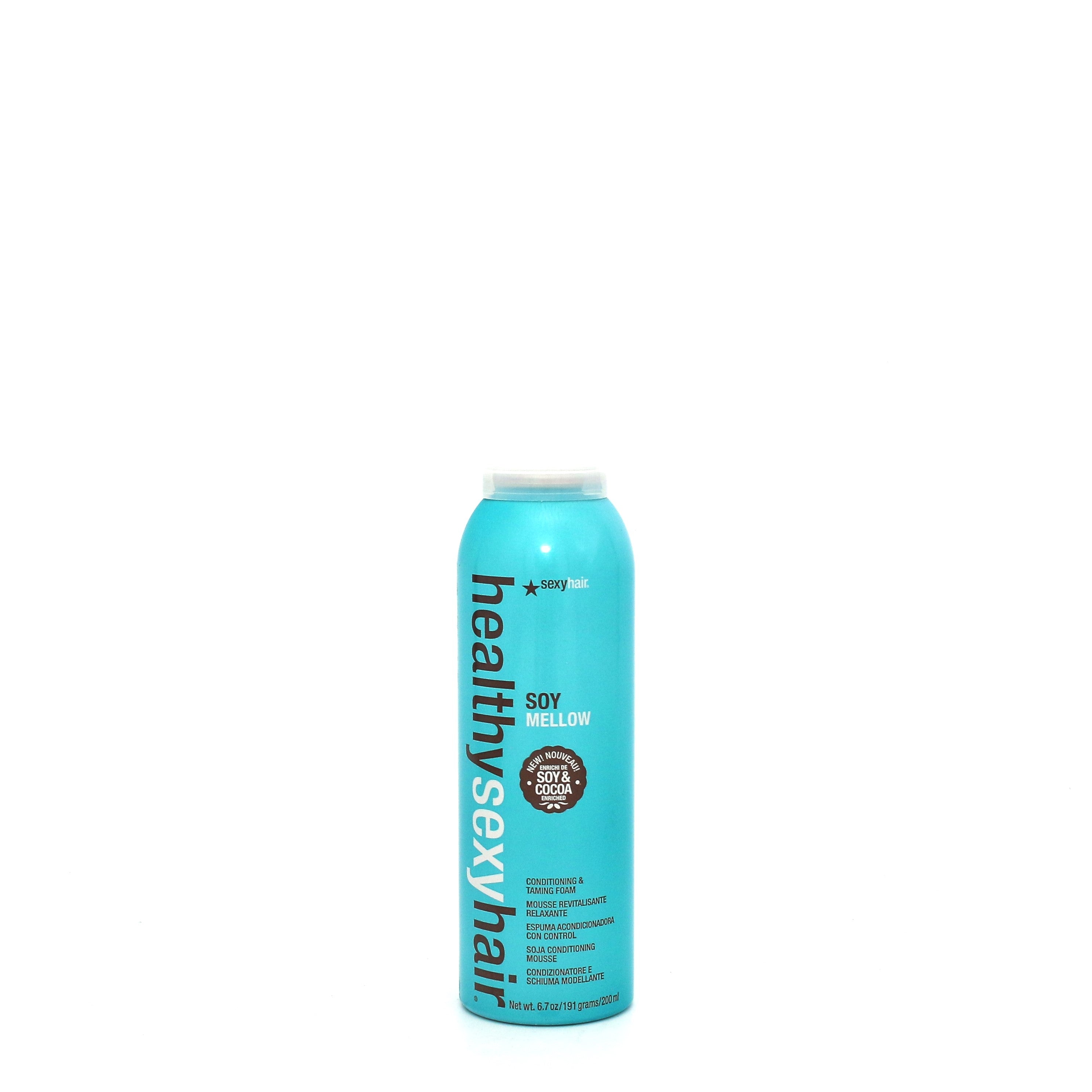 SEXY HAIR Healthy Soy Mellow Conditioning Taming Foam Mousse 6.7 oz - Overstock Beauty Supply