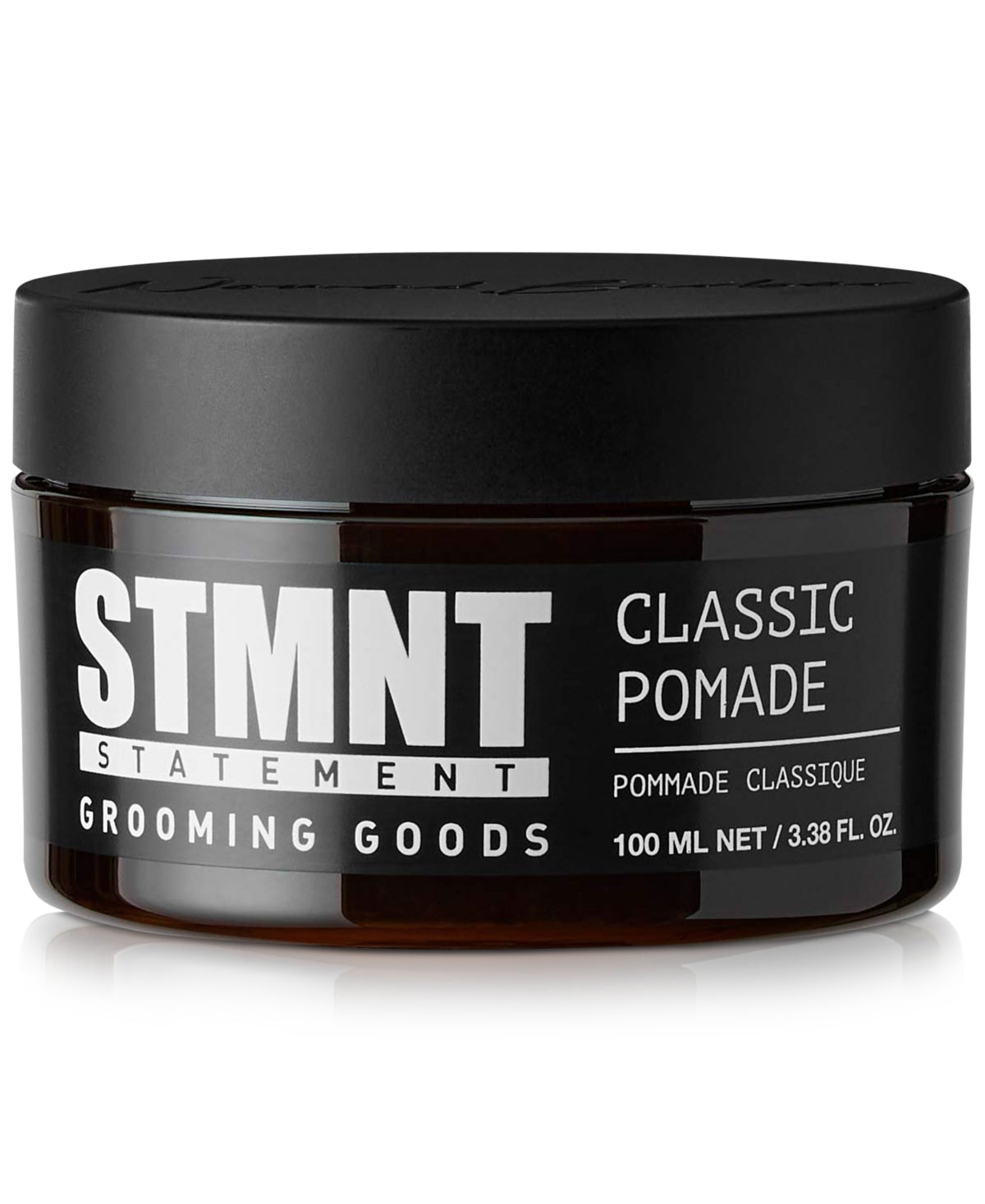 STMNT Grooming Goods Classic Pomade 3.38 oz | Natural Shine | Strong Control | Easy to Wash Out