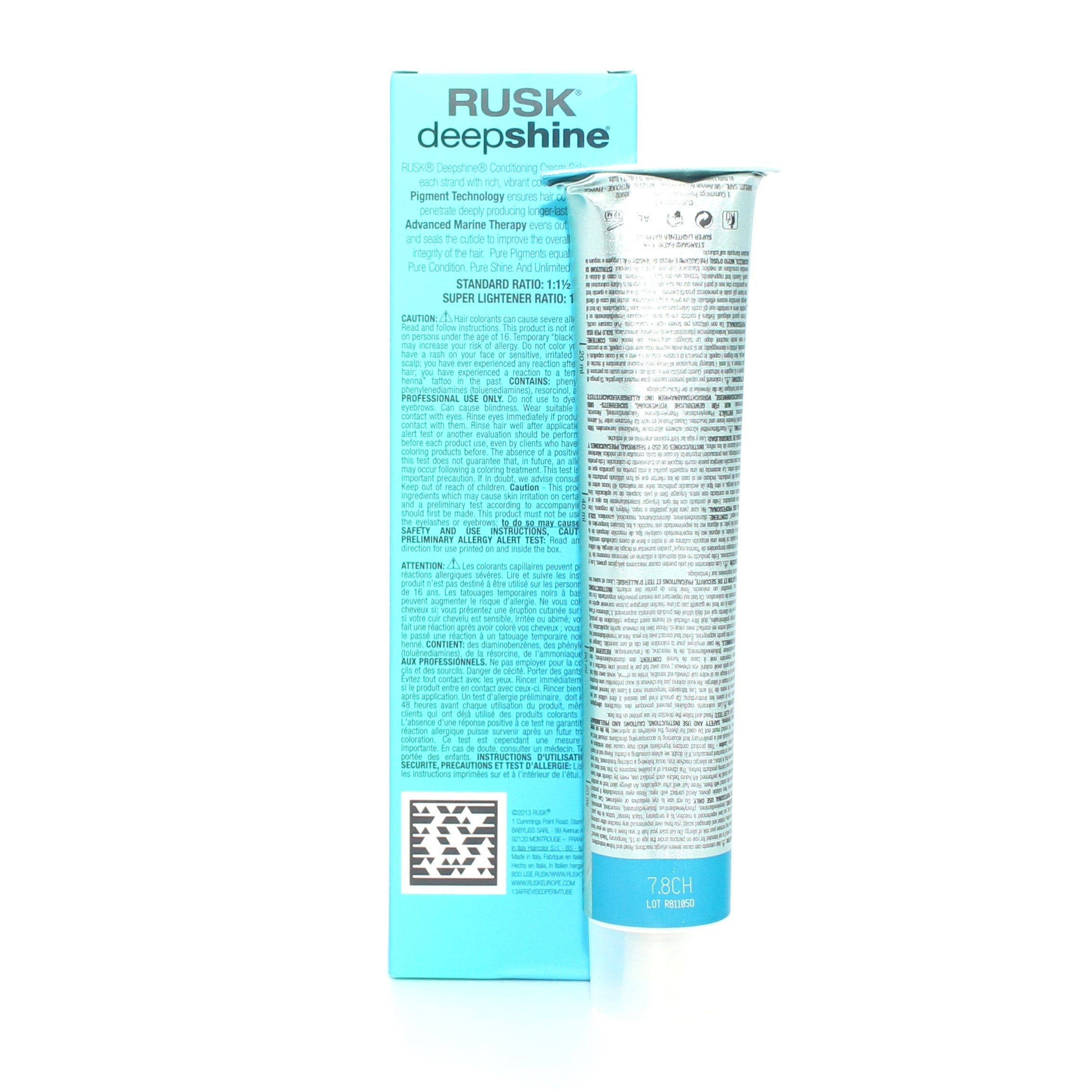 Rusk Deep Shine Permanent Color Pure Pigments Conditioning Cream Color 3.4 oz - Overstock Beauty Supply