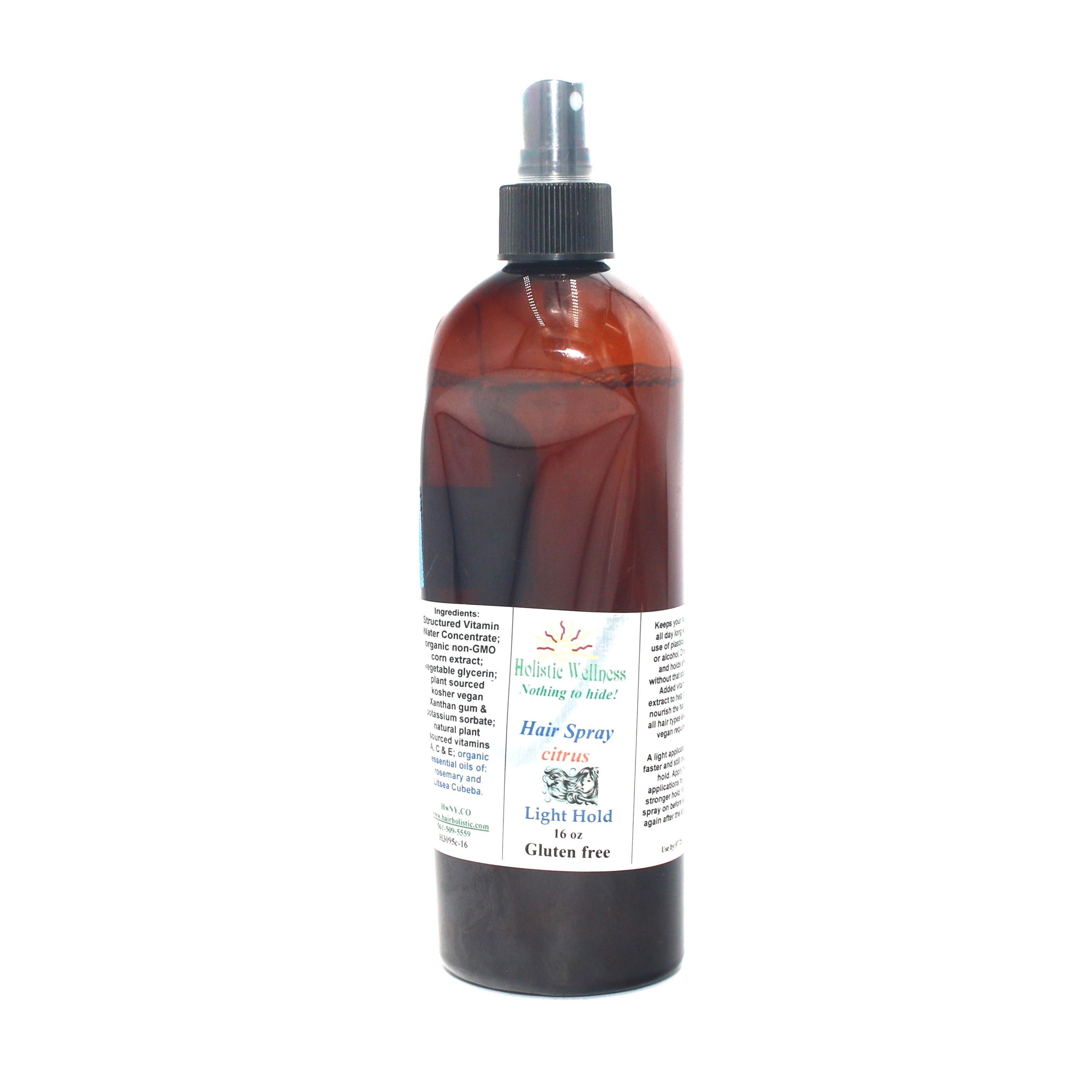 Holistic Wellness Citrus Hair Spray Light Hold 16 oz - Overstock Beauty Supply
