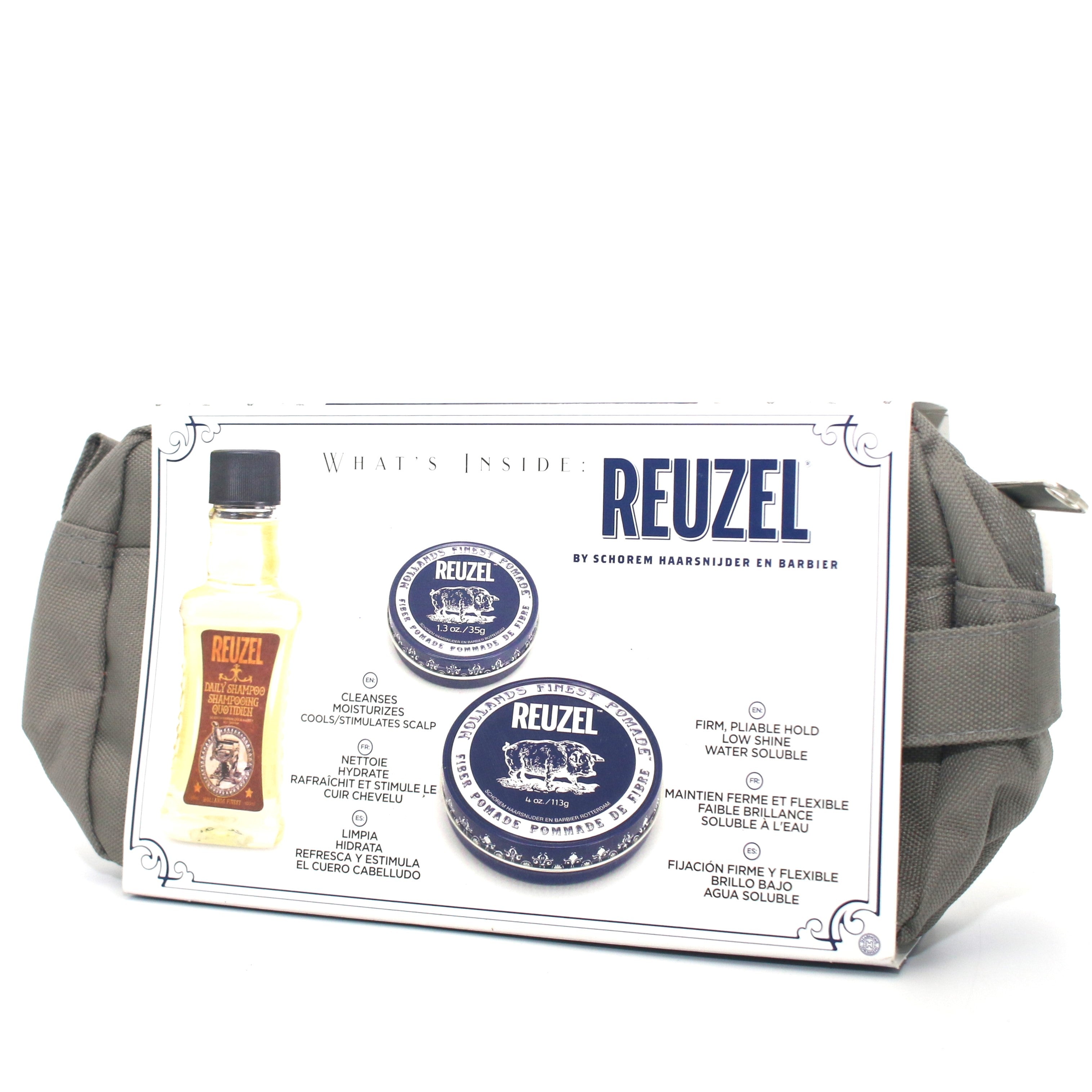 Reuzel Fiber Pomade Travel Kit - Overstock Beauty Supply