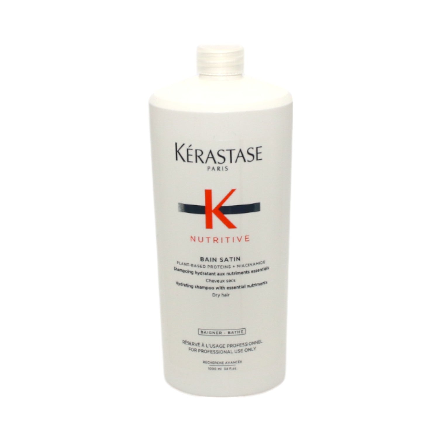 Kerastase Nutritive Hydrating Bain Satin Hydrating Shampoo for Dry Hair 34 oz - Overstock Beauty Supply