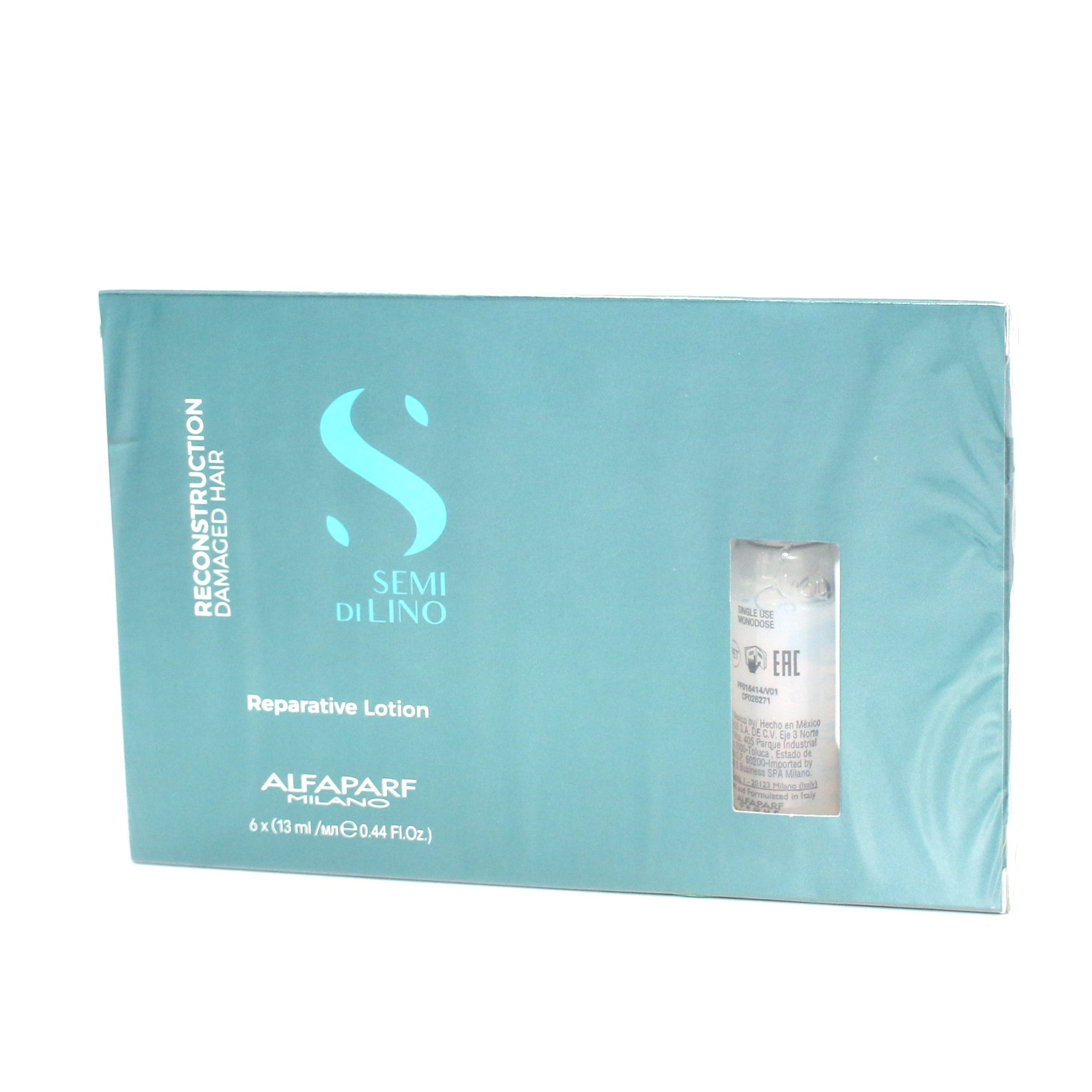 Alfaparf Semi Dilino Reconstruction Damaged Hair Reparative Lotion 6 x 0.44 oz - Overstock Beauty Supply