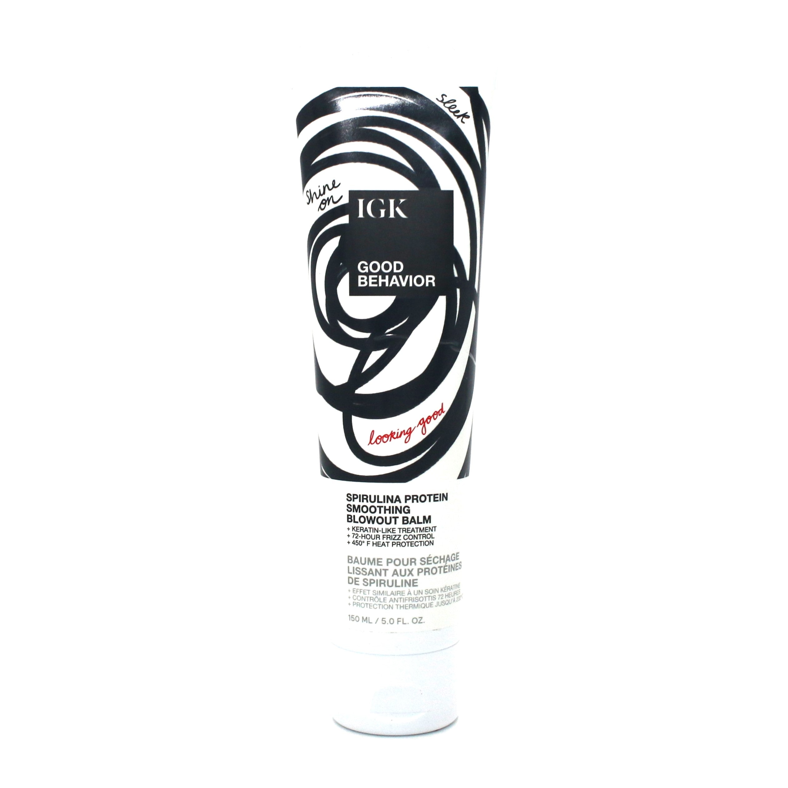 Igk Good Behavior Spirulina Protein Smoothing Balm 5 oz - Overstock Beauty Supply