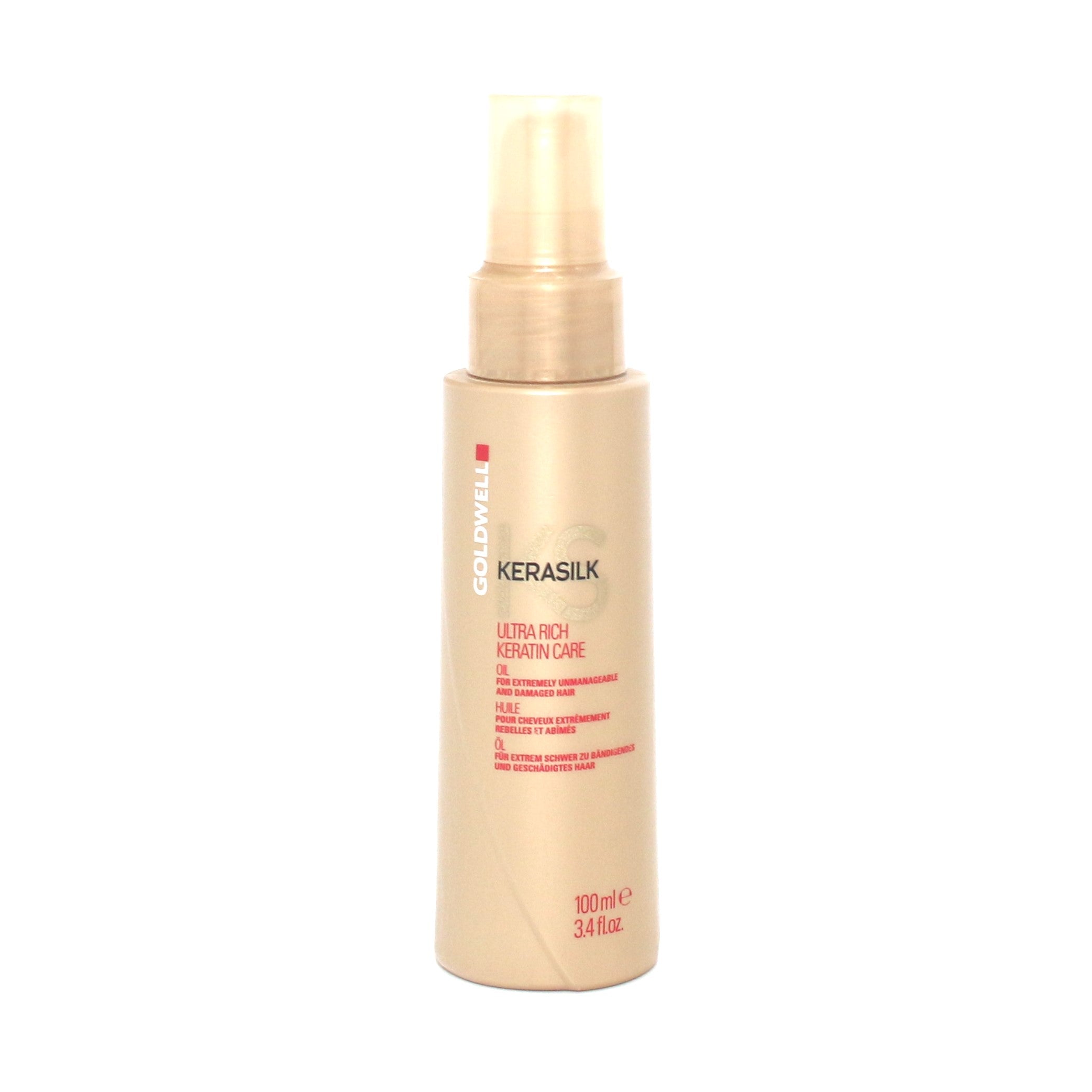 Goldwell Kerasilk Ultra Rich Keratin Care Oil 3.4 oz - Overstock Beauty Supply