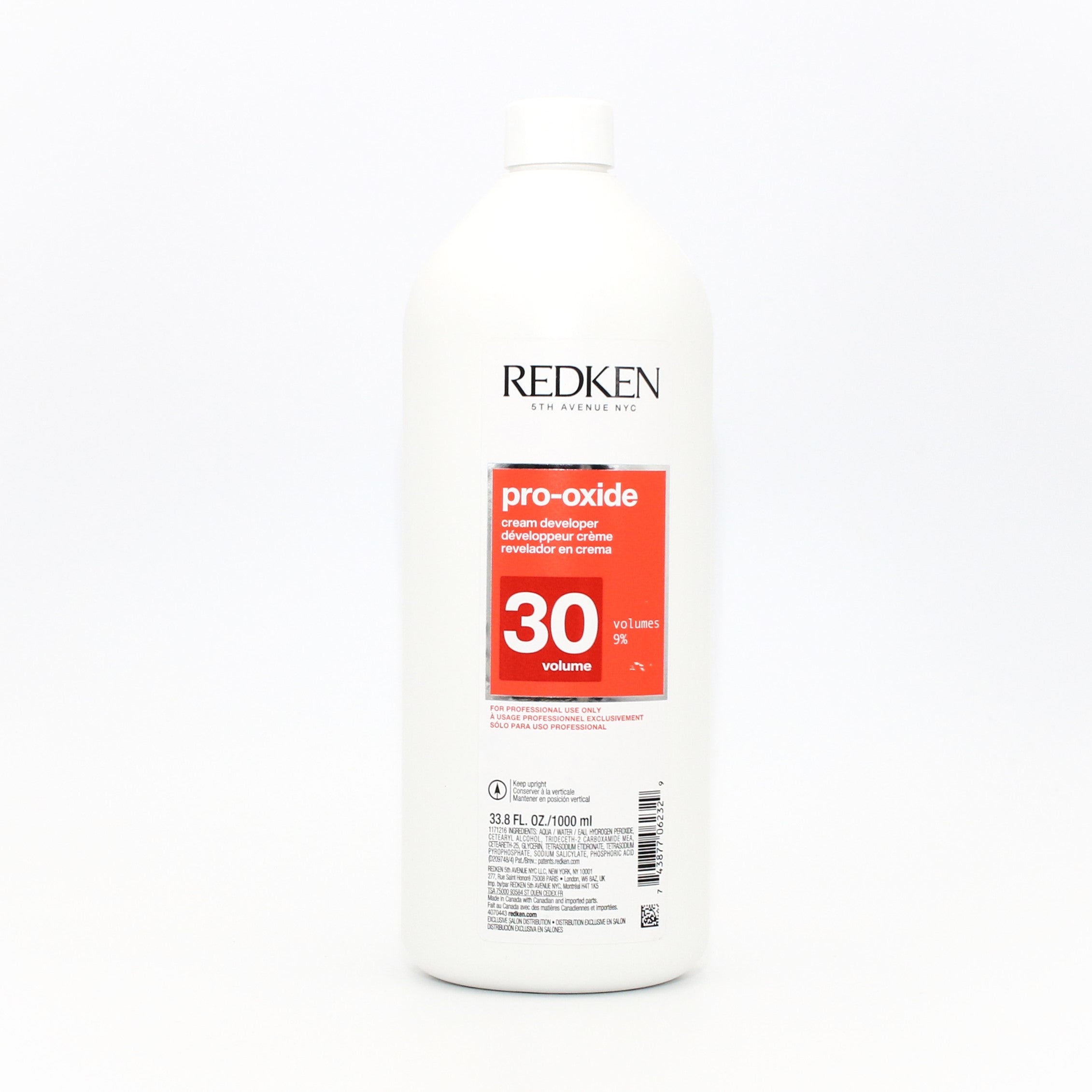 Redken Cream Developer 30 Volume Volumes 9% 33.8 oz - Overstock Beauty Supply