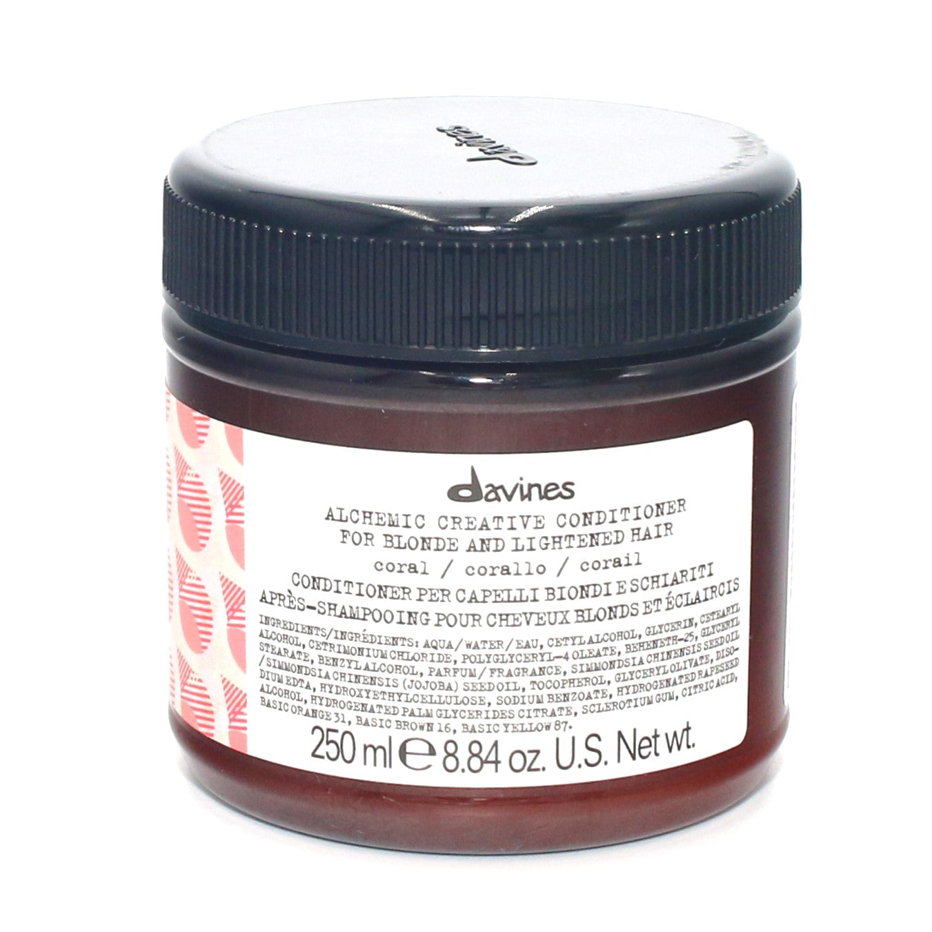 Davines Alchemic Creative Conditioner For Blonde & Lightened Hair Coral 8.84 oz - Overstock Beauty Supply
