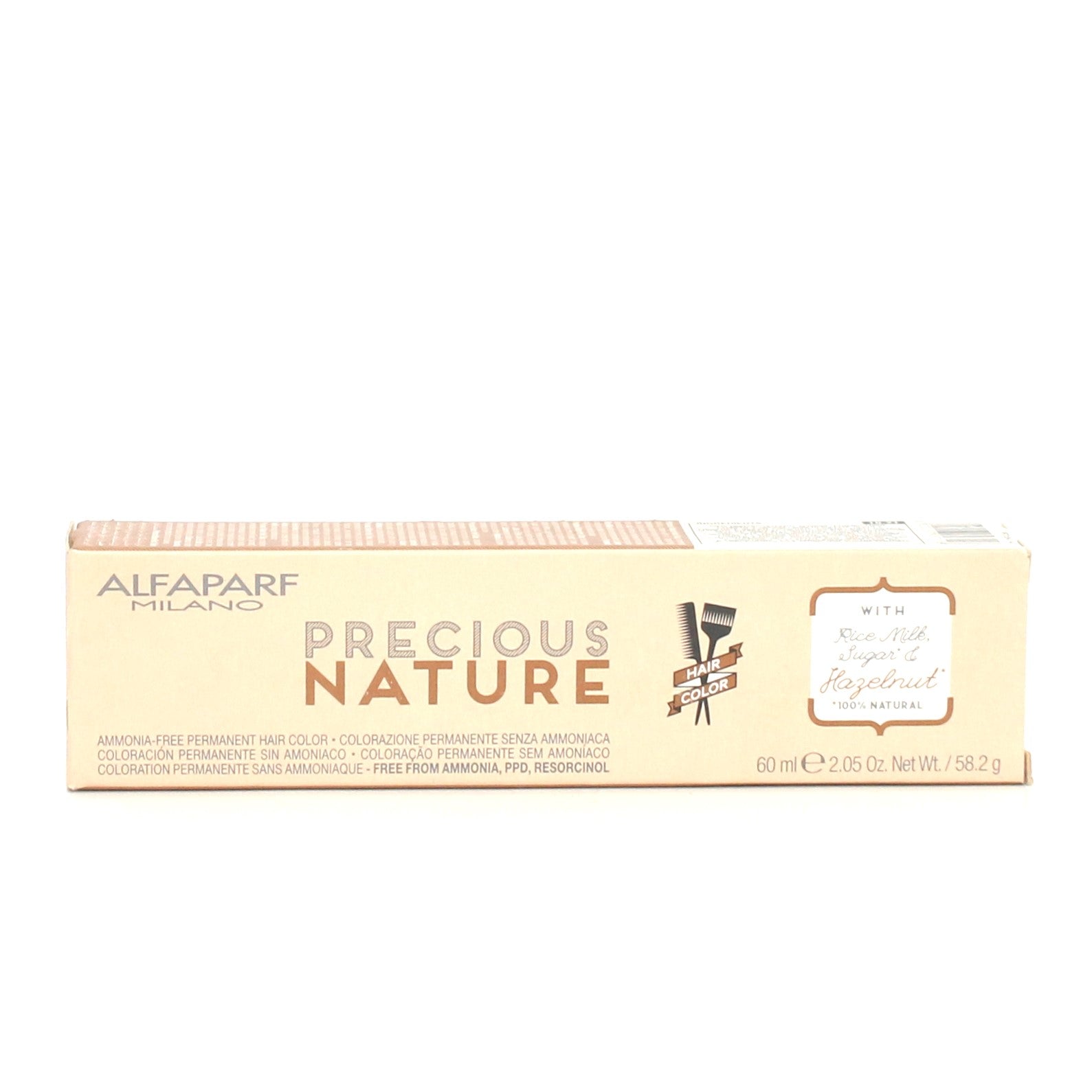 Alfaparf Precious Nature Permanent Hair with Rice Milk, Sugar & Hazelnut 2.05 oz - Overstock Beauty Supply