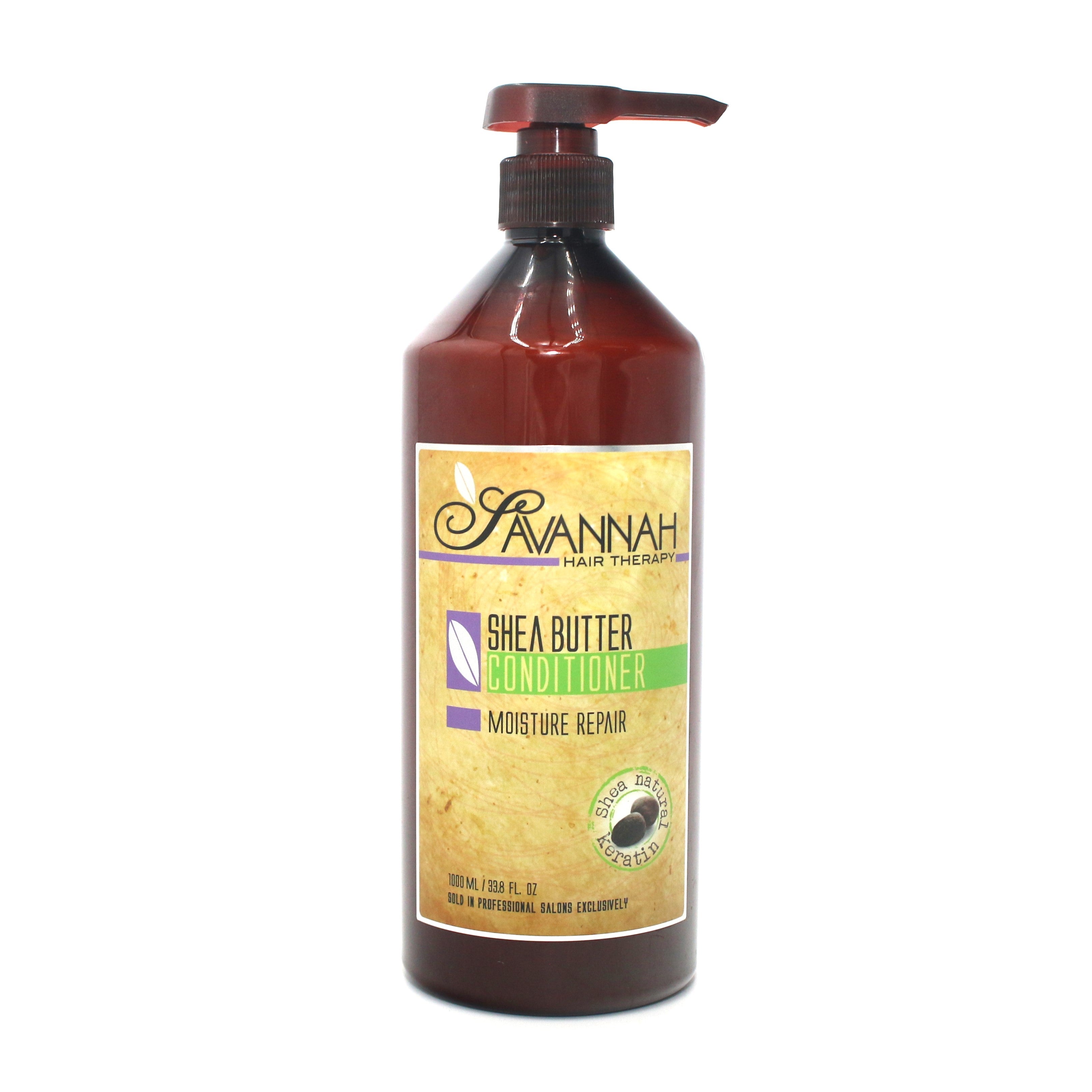 Savannah Hair Therapy Shea Butter Conditioner Moisture Repair 33.8 oz - Overstock Beauty Supply