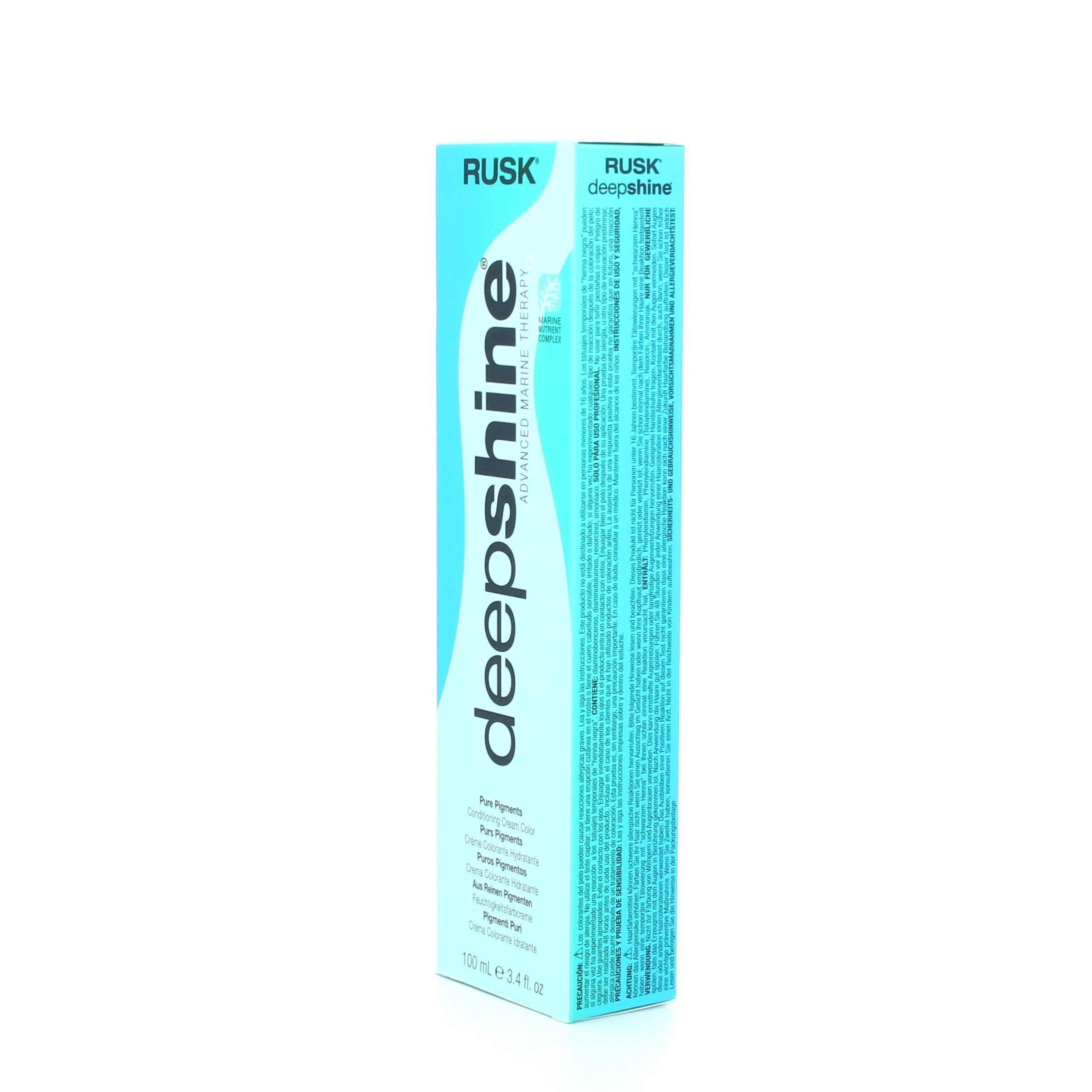 Rusk Deep Shine Permanent Color Pure Pigments Conditioning Cream Color 3.4 oz - Overstock Beauty Supply