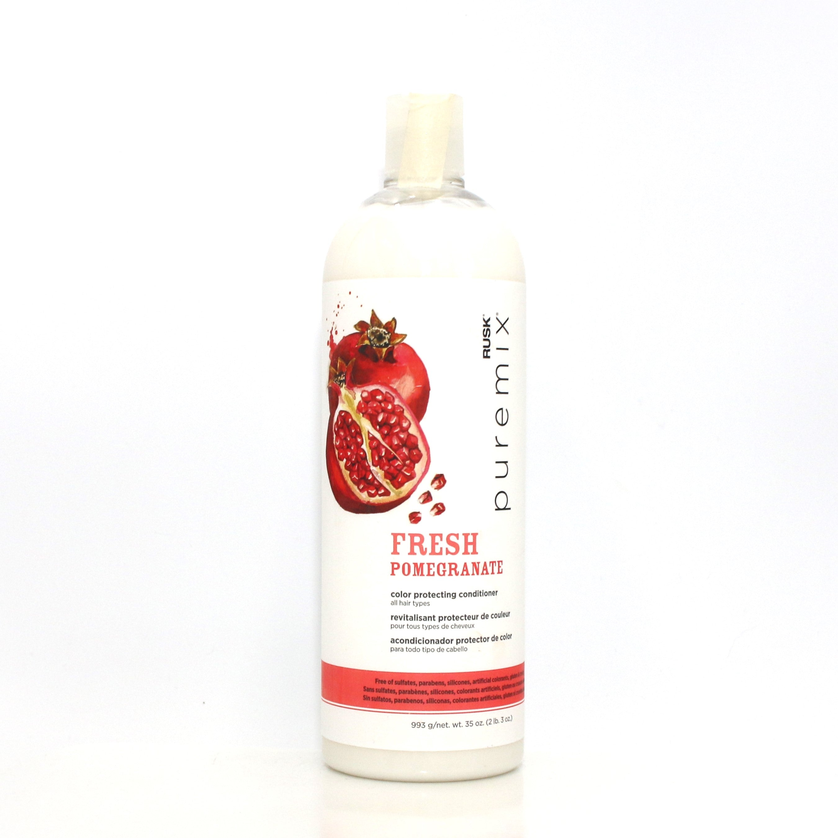 RUSK Puremix Fresh Pomegranate Color Protecting Conditioner 35 oz - Overstock Beauty Supply