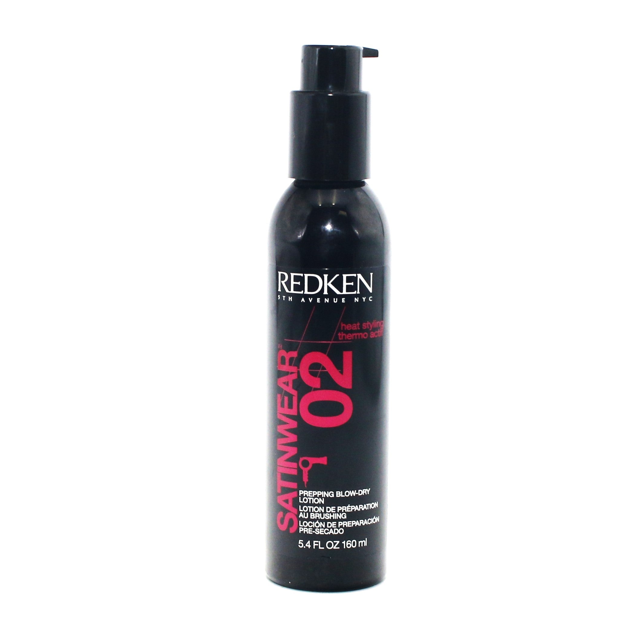 Redken Satinwear 02 Thermal Smoothing Blow Dry Lotion 5.4 oz - Overstock Beauty Supply