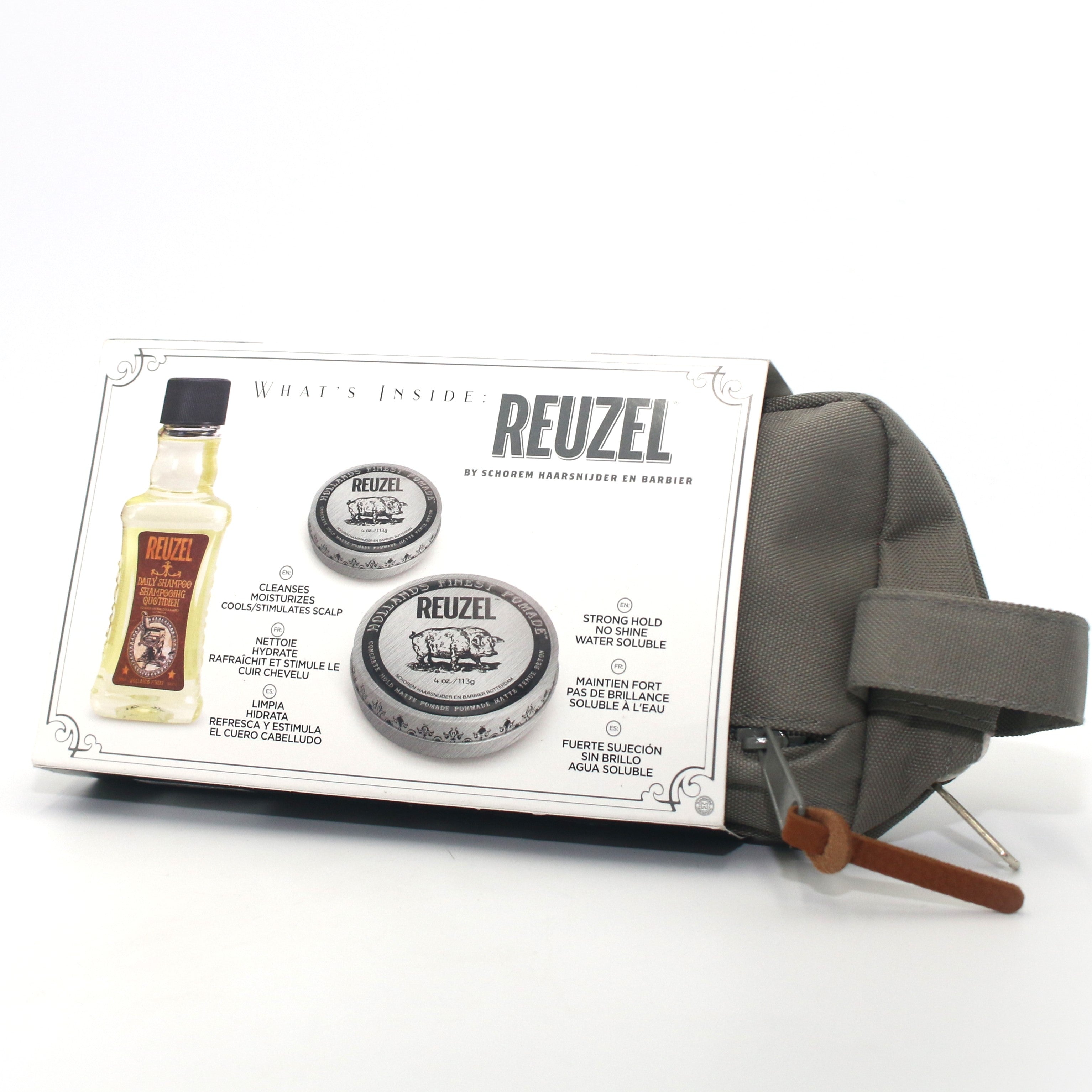 Reuzel Concrete PomadeTravel Kit - Overstock Beauty Supply