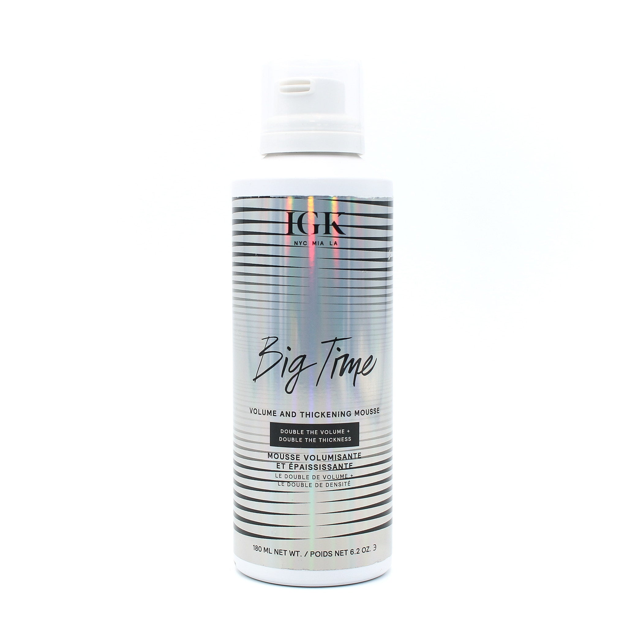IGK Big Time Volume and Thickening Mousse 6.2 oz - Overstock Beauty Supply