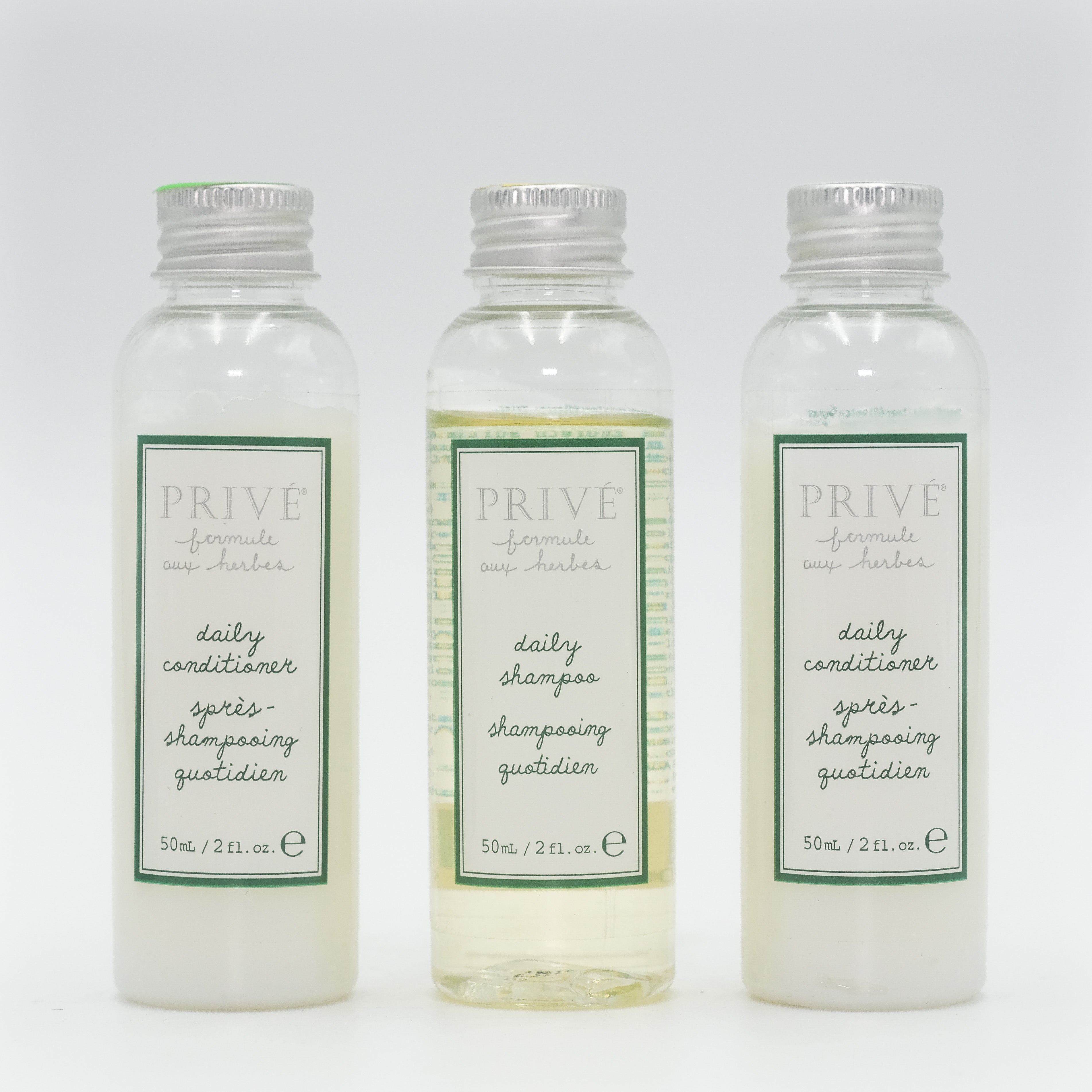 PRIVE Daily Shampoo & 2 Daily Conditioners (Set of 3) 2 oz - Overstock Beauty Supply