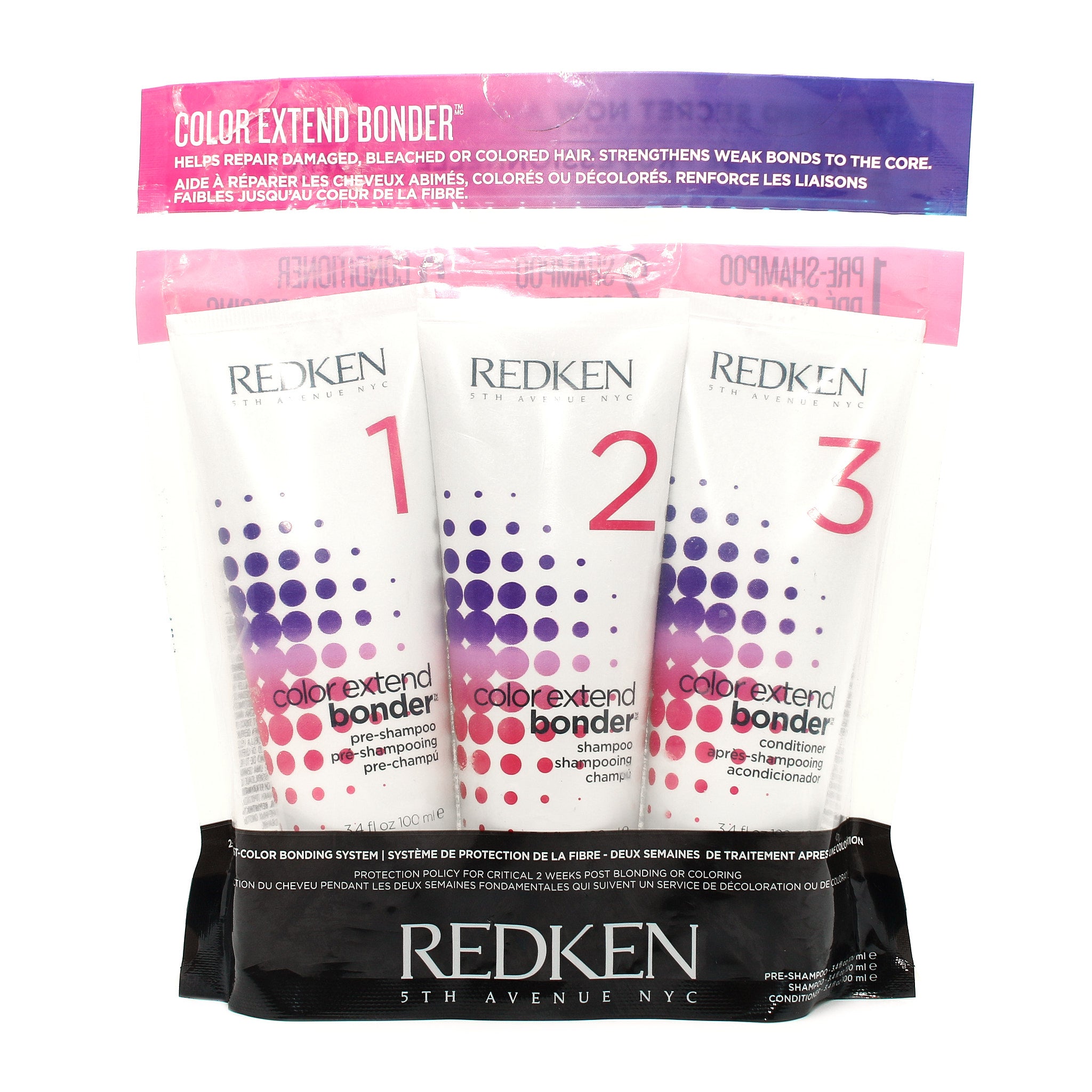 REDKEN Color Extend Bonder 2 Week Post Color Bonding System Set - Overstock Beauty Supply