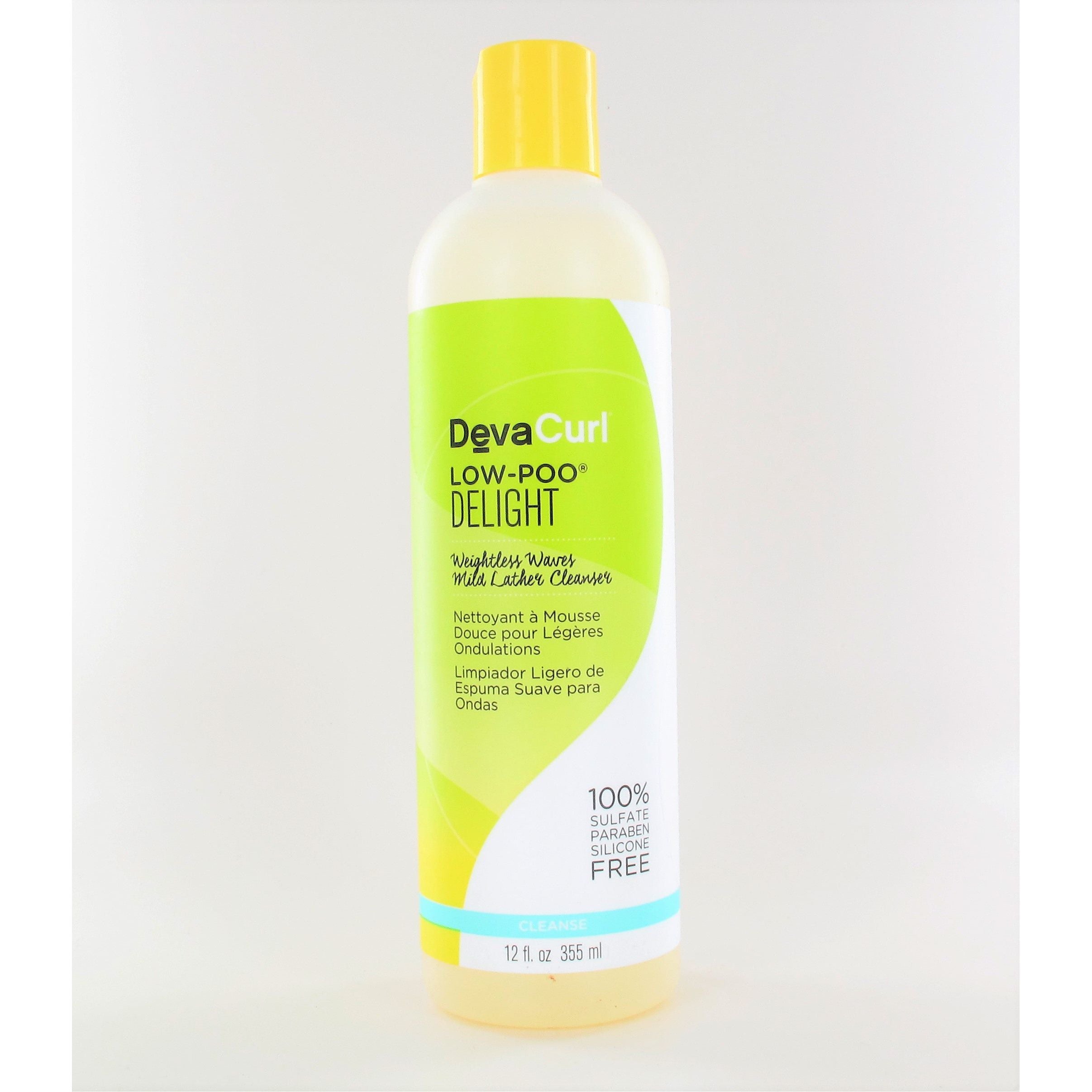 DEVACURL Low-Poo Delight Weightless Waves Mild Lather Cleanser 12 oz - Overstock Beauty Supply