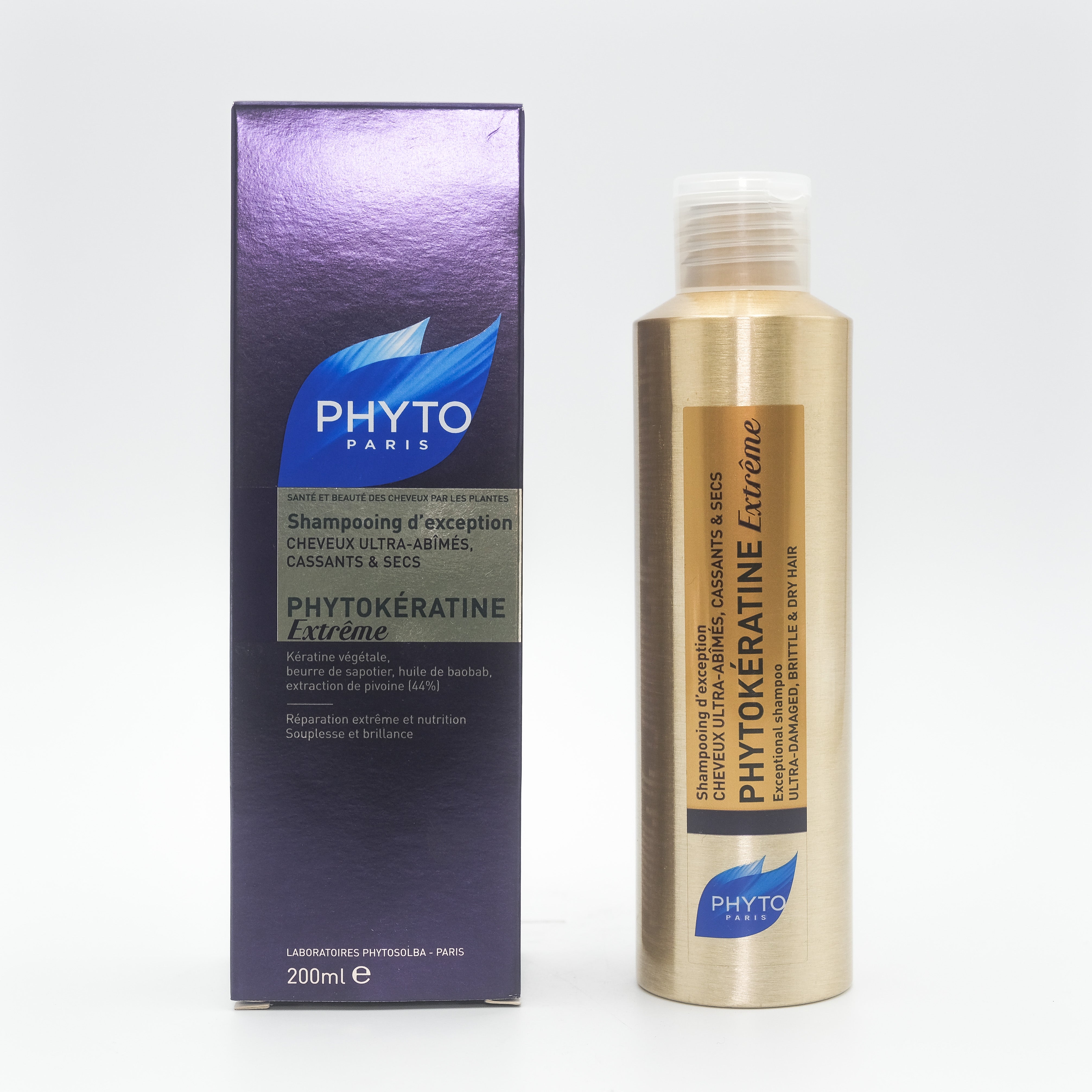 PHYTO PARIS Exceptional Shampoo Ultra Damaged Hair Phytokeratine Extreme 6.7 oz - Overstock Beauty Supply