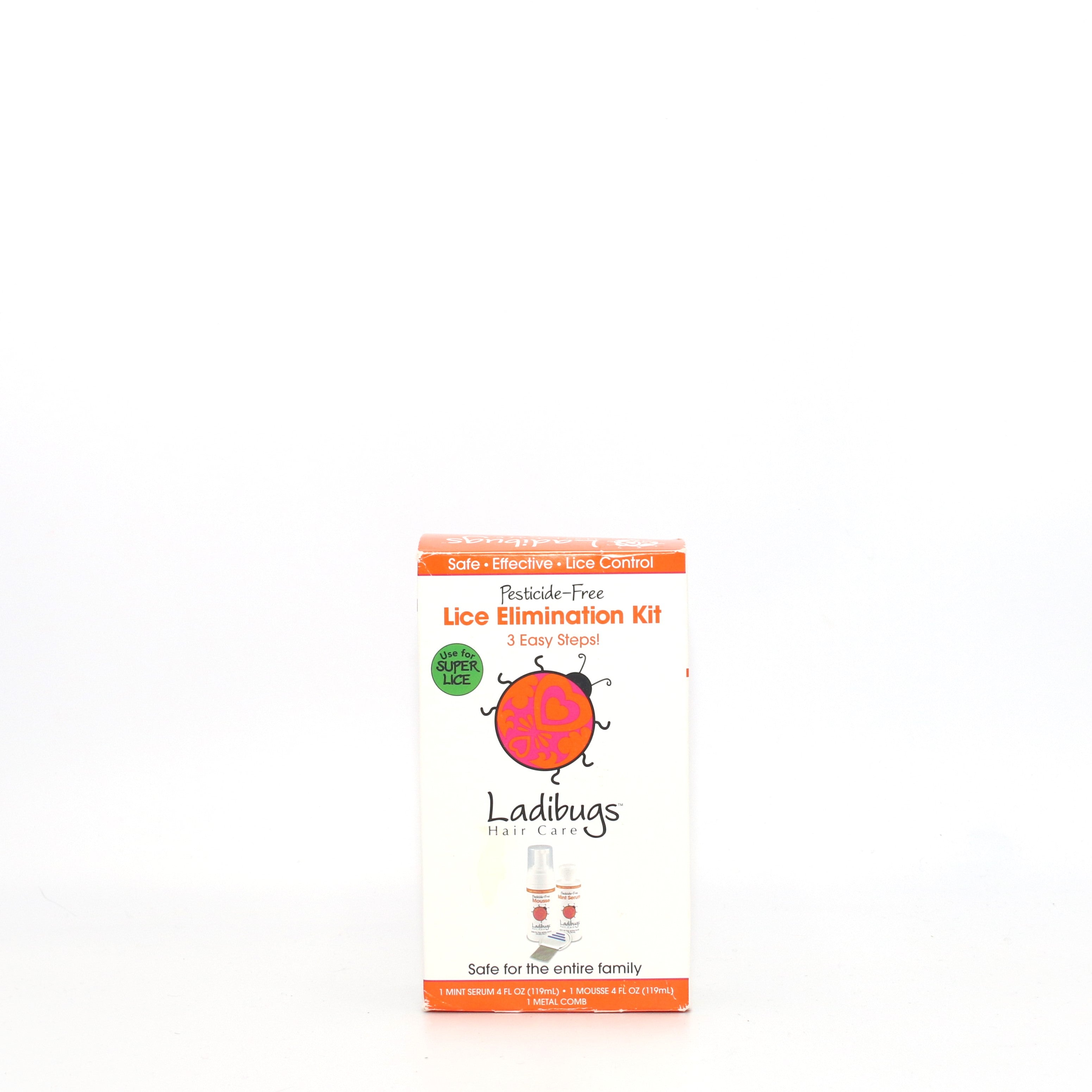 LADIBUGS Pesticide- Free 3 Steps Lice Elmination Kit - Overstock Beauty Supply