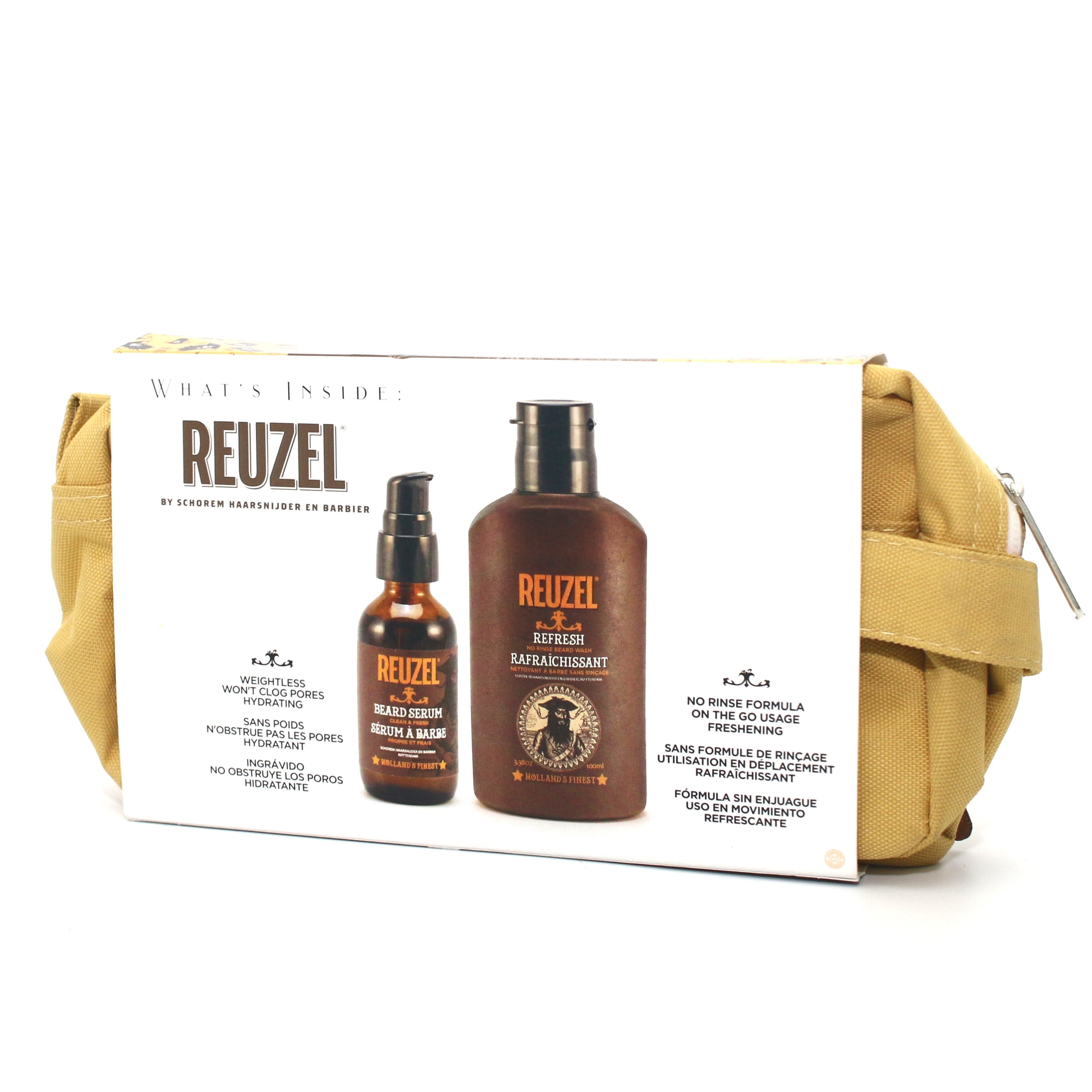Reuzel Refresh & Serum Travel Kit - Overstock Beauty Supply