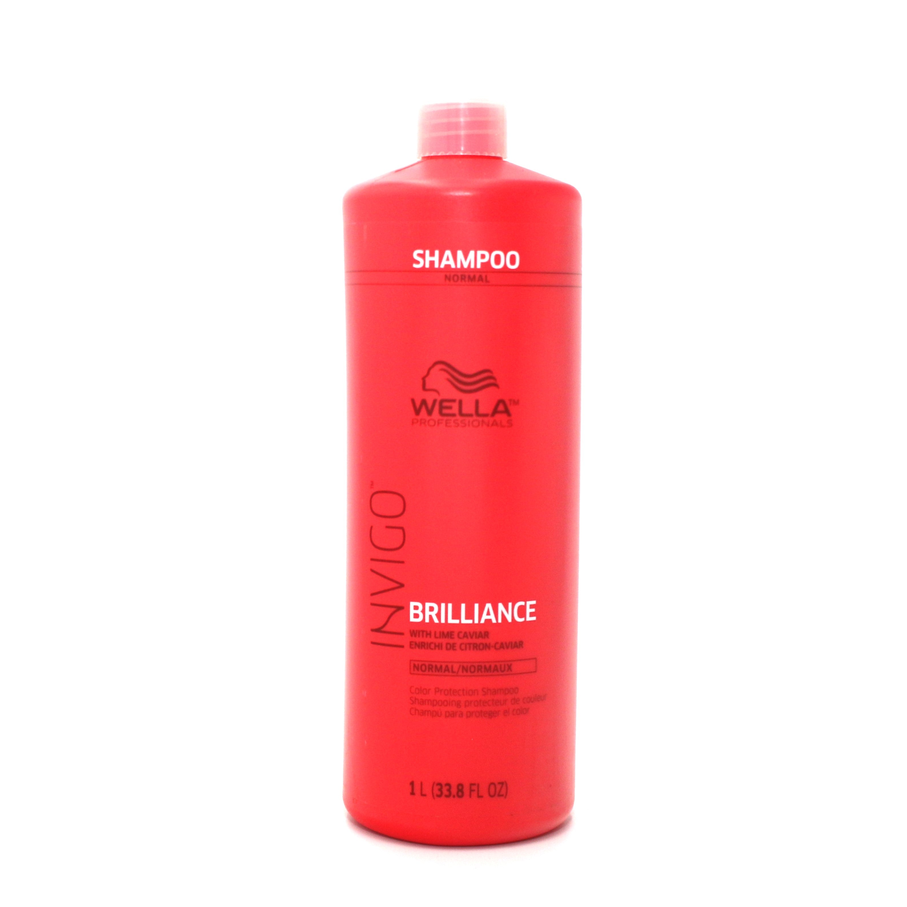 Wella Invigo Brilliance Lime Caviar Normal Hair Color Protecting Shampoo 33.8 oz - Overstock Beauty Supply