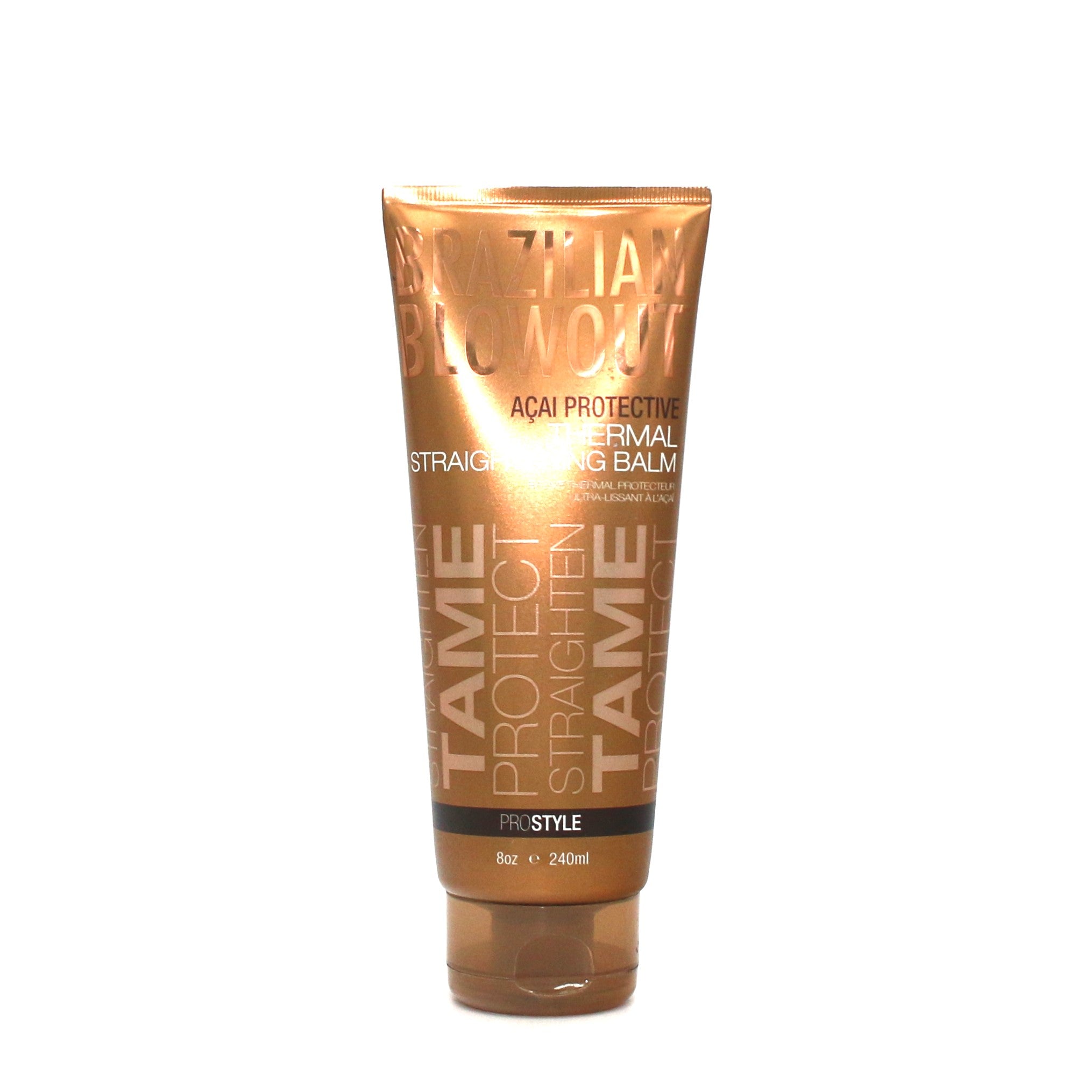 Brazillian Blowout Acai Protective Thermal Straightening Balm 8 oz - Overstock Beauty Supply