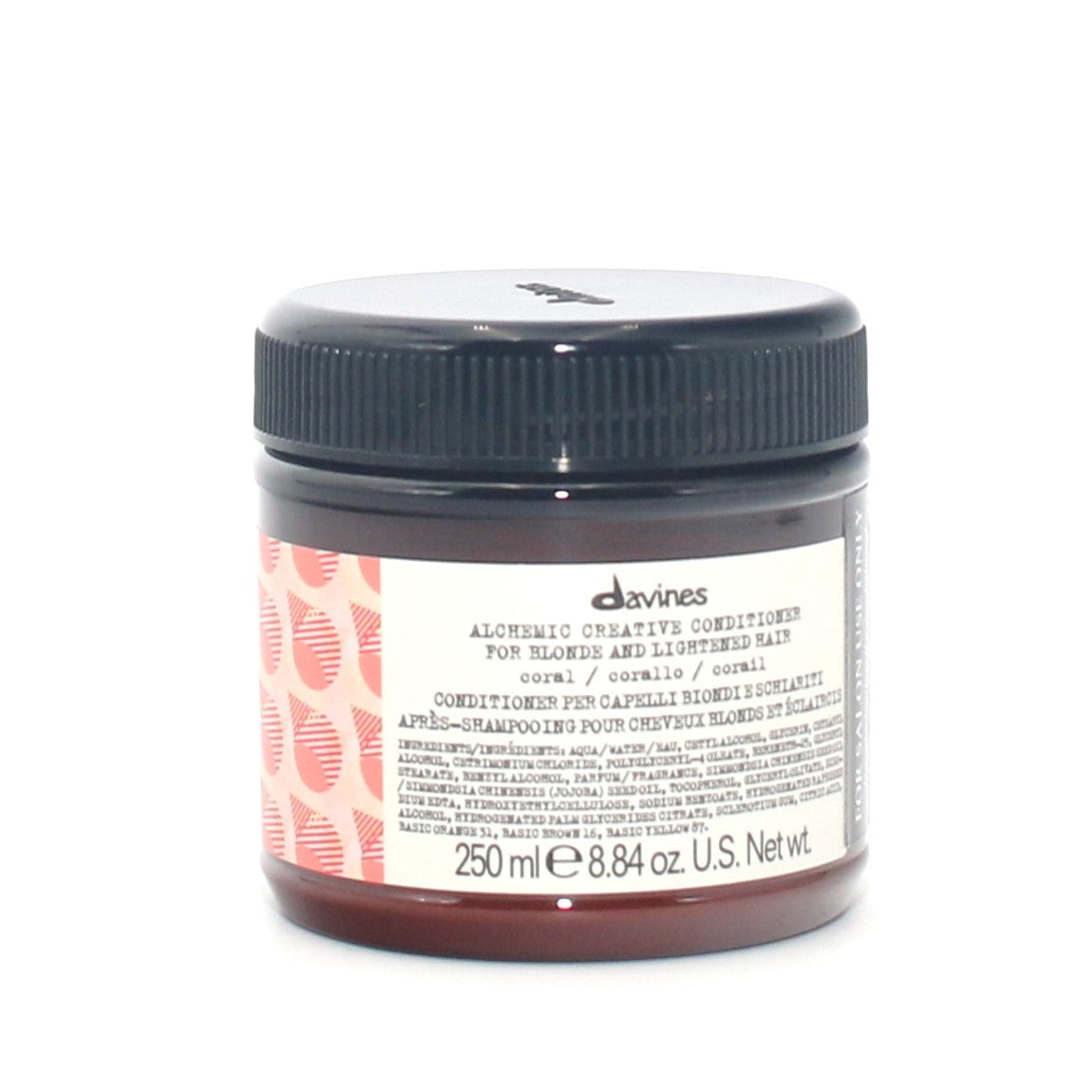 Davines Alchemic Creative Conditioner For Blonde & Lightened Hair Coral 8.84 oz - Overstock Beauty Supply
