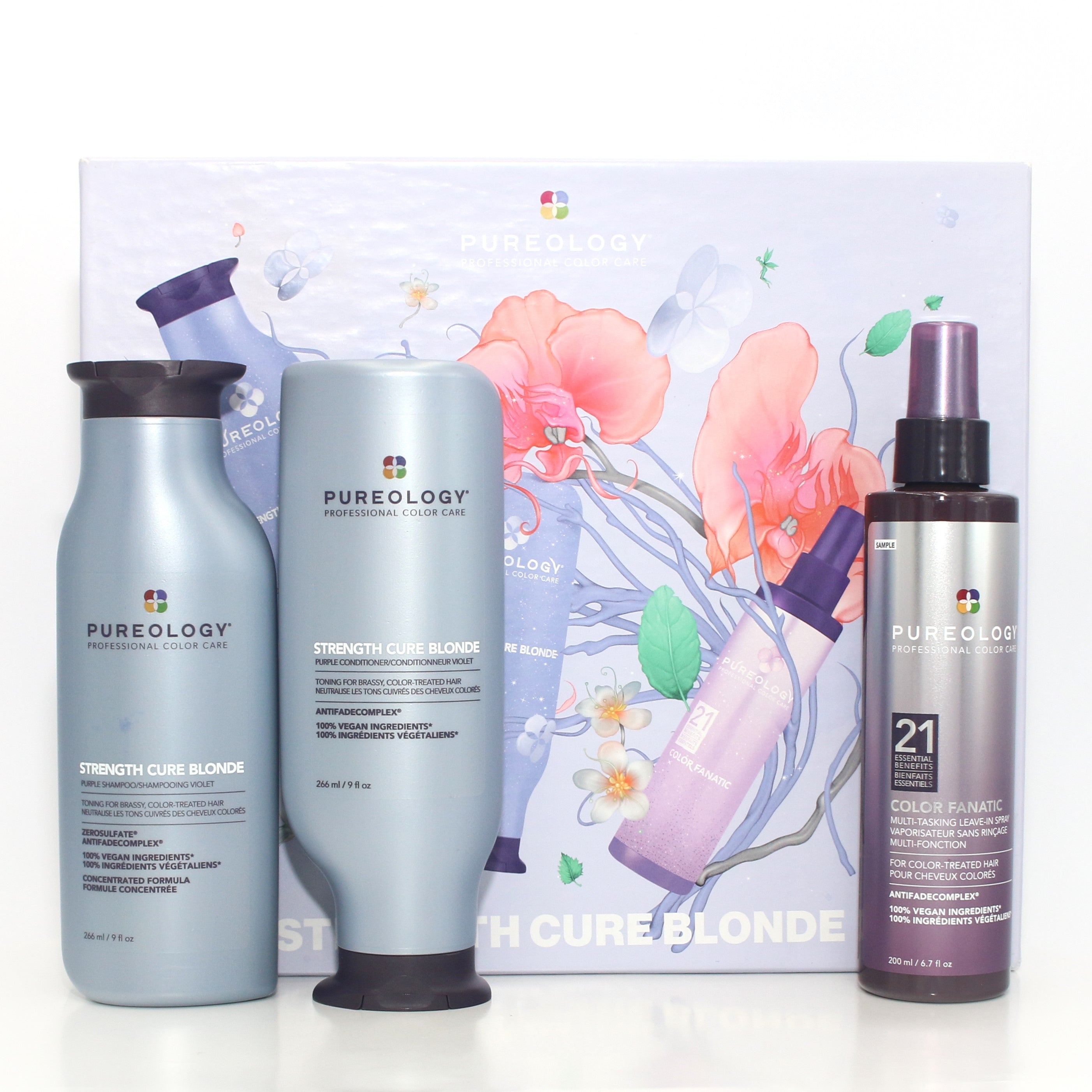 PUREOLOGY Strength Cure Blonde Set - Overstock Beauty Supply