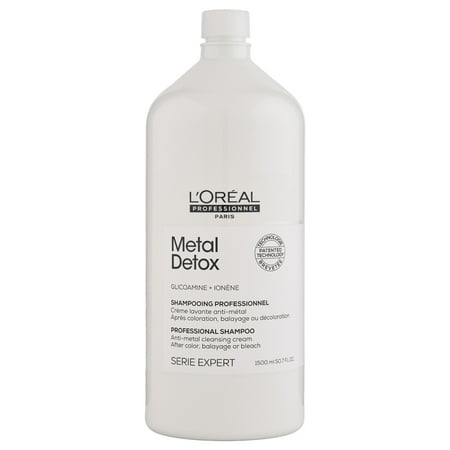 L’Oreal Professionnel Serie Expert Metal Detox Shampoo | Anti Metal Deposit Cleansing Cream  50.7oz