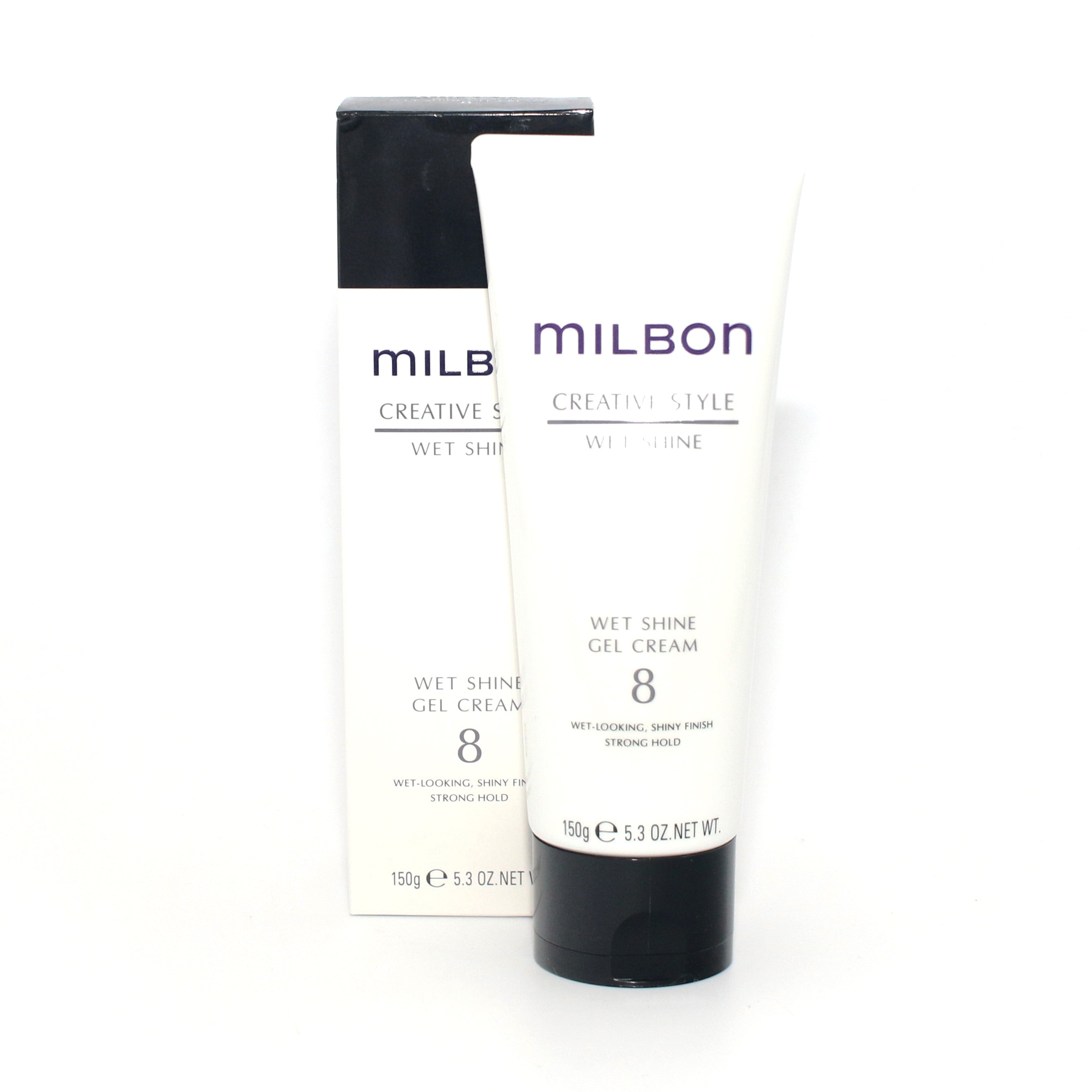 Milbon Creative Style Wet Shine Gel Cream No. 8 Strong Hold 5.3 oz - Overstock Beauty Supply