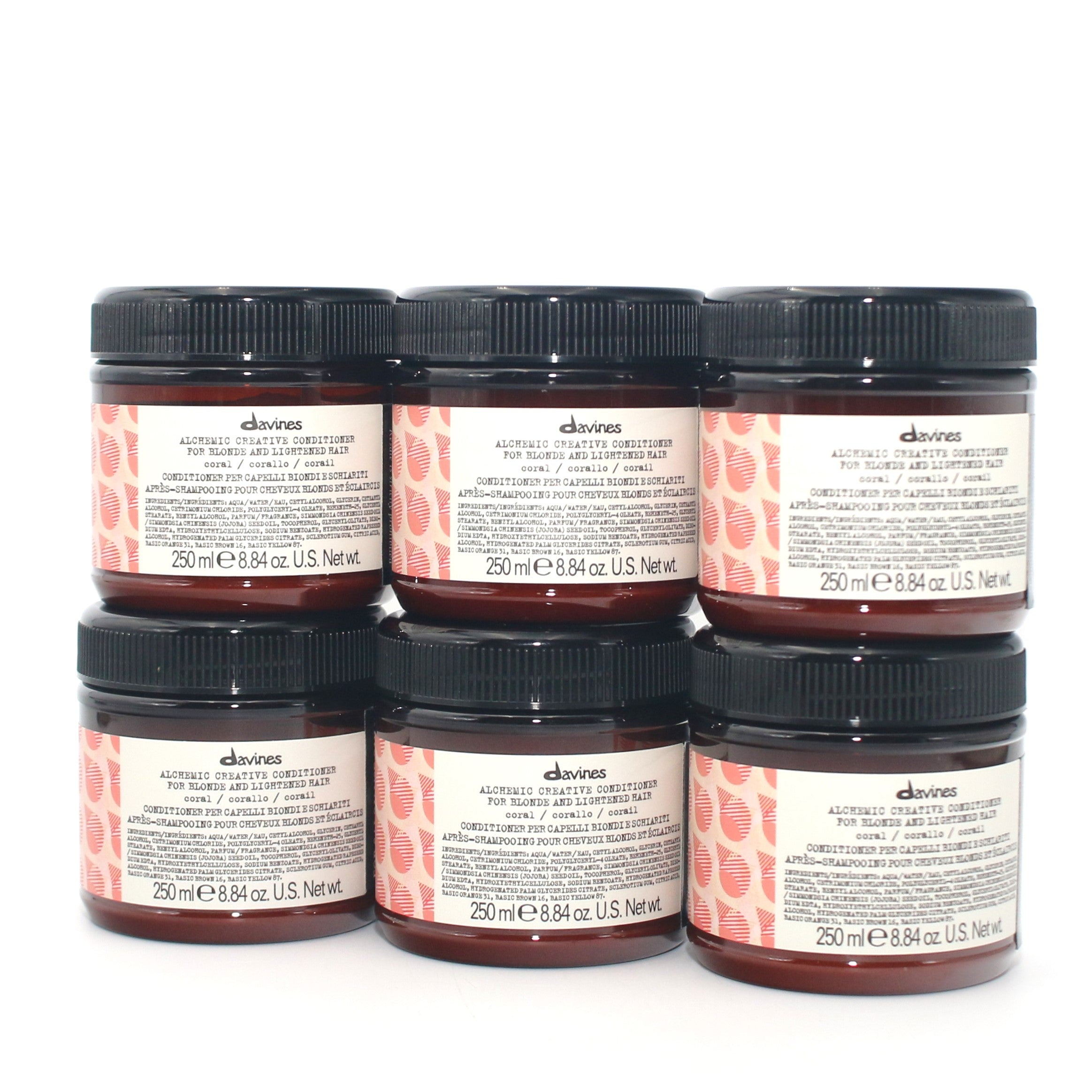 Davines Alchemic Creative Conditioner For Blonde & Lightened Hair Coral 8.84 oz - Overstock Beauty Supply