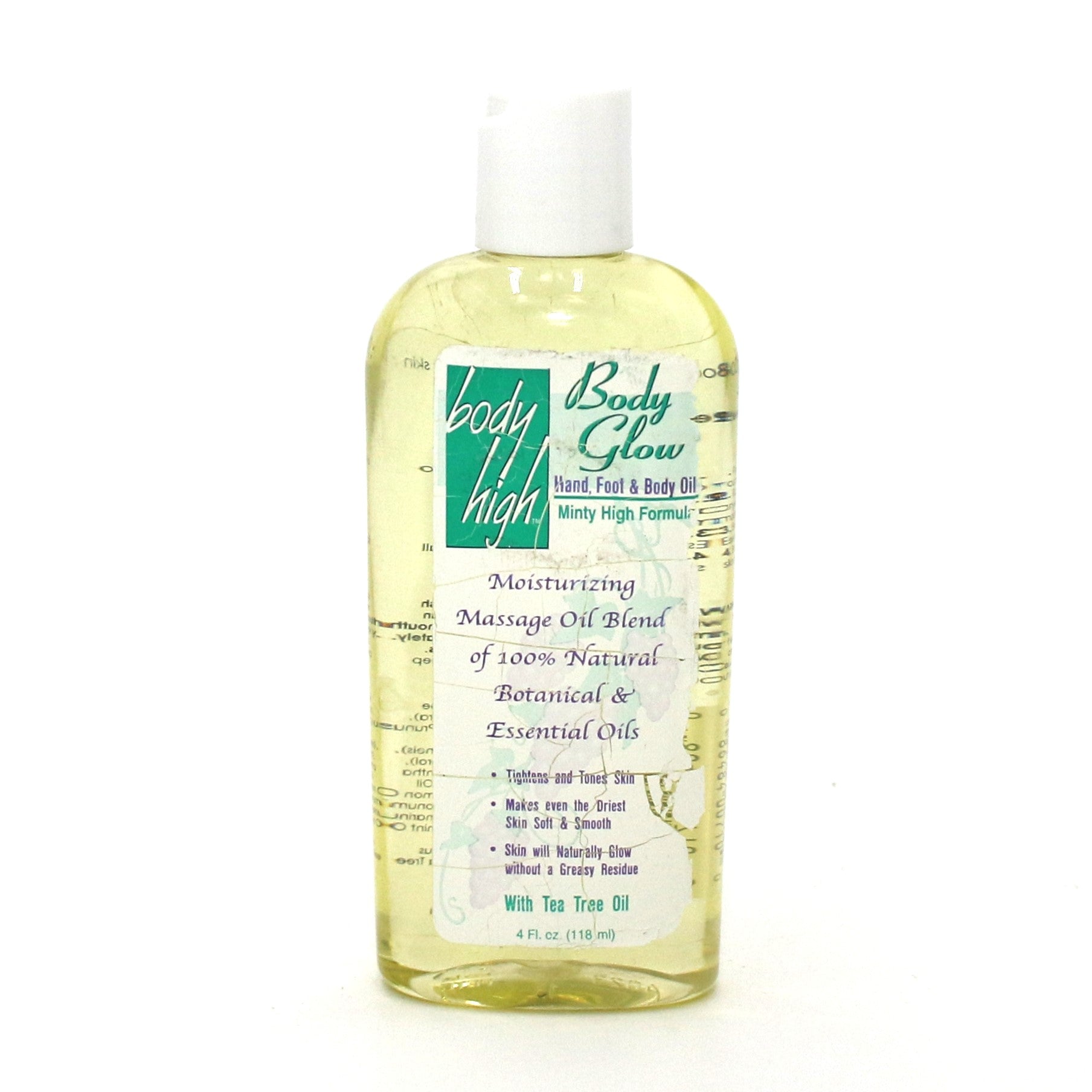 Body High Body Glow Hand, Foot & Body Oil with Tea Tree Oil 4 oz - Overstock Beauty Supply