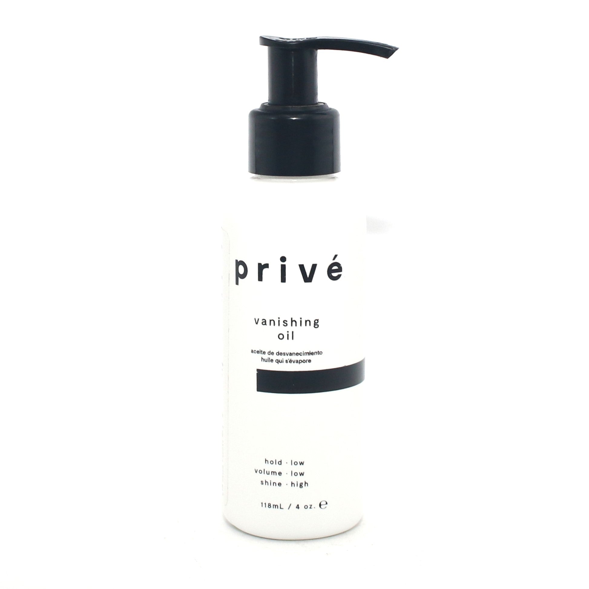 Prive Vanishing Oil 4 oz - Overstock Beauty Supply