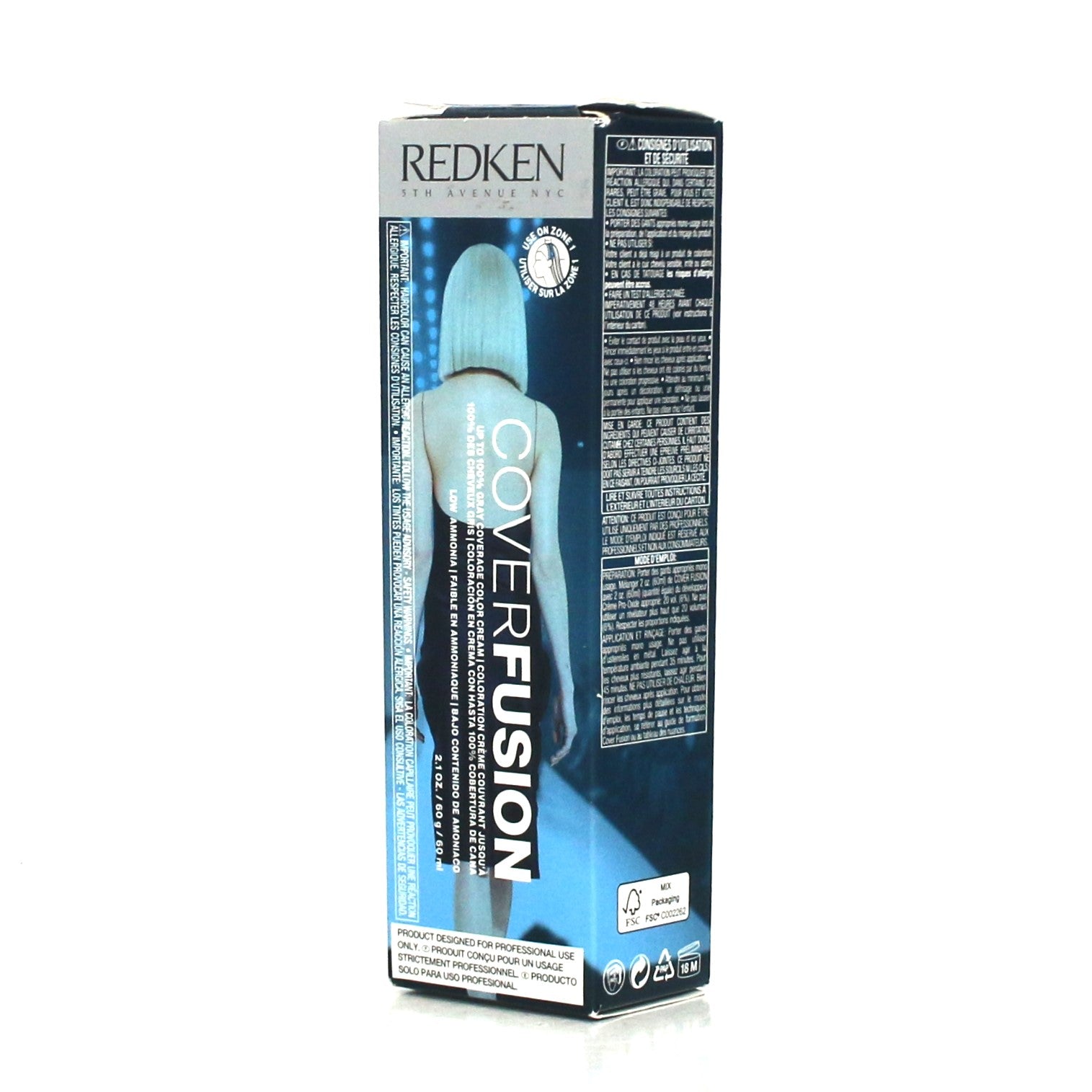 Redken Cover Fusion 100% Gray Coverage Color Cream 2.1 oz - Overstock Beauty Supply