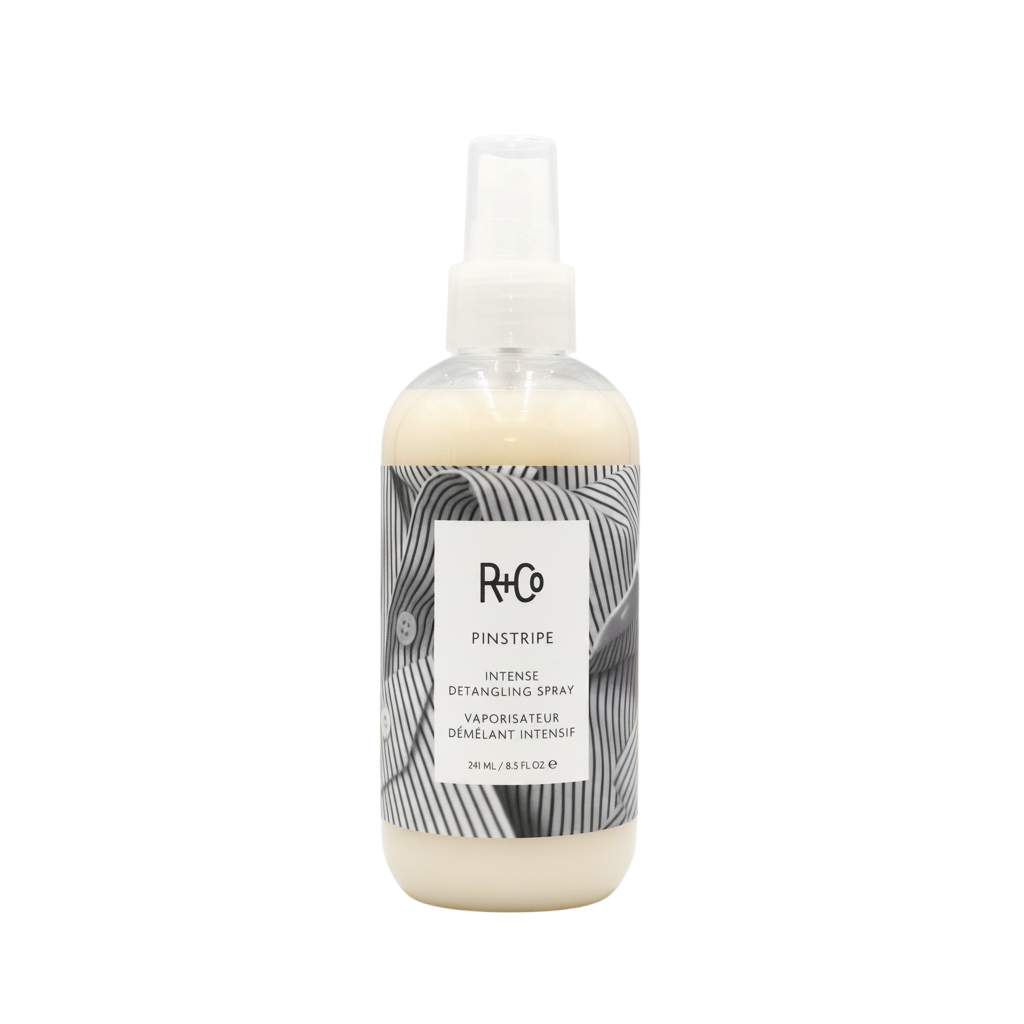 R+Co Pinstripe Intense Detangling Spray 8.5 oz | Slip, Softness & Frizz-Free Manageability