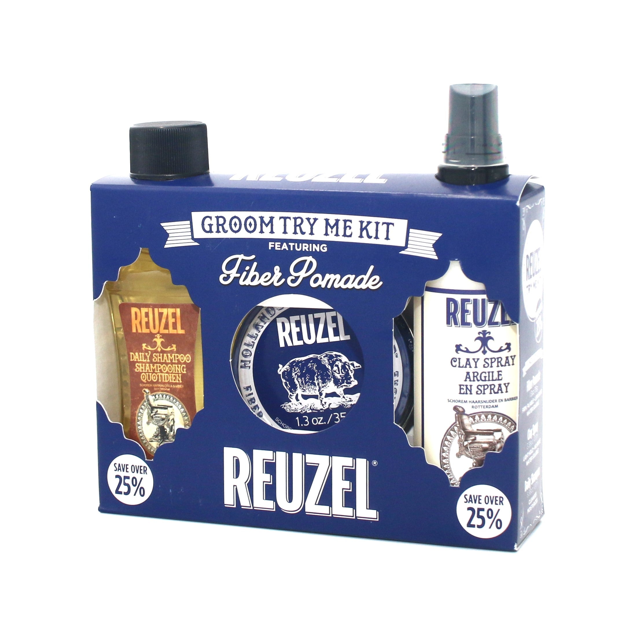 Reuzel Fiber Pomade Try Me Kit - Overstock Beauty Supply