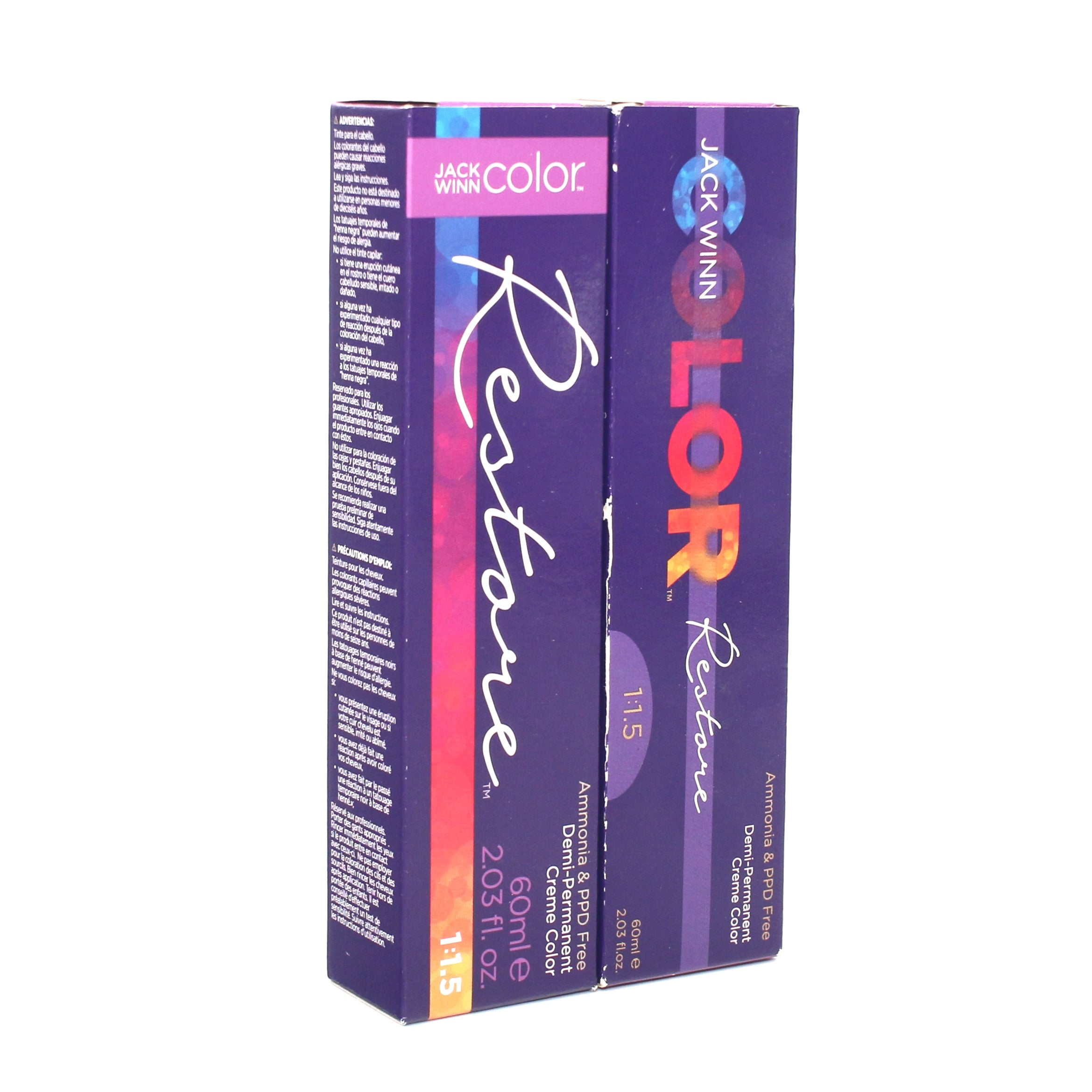 Jack Winn Color Restore Demi Permanent Creme Color 2.03 oz - Overstock Beauty Supply
