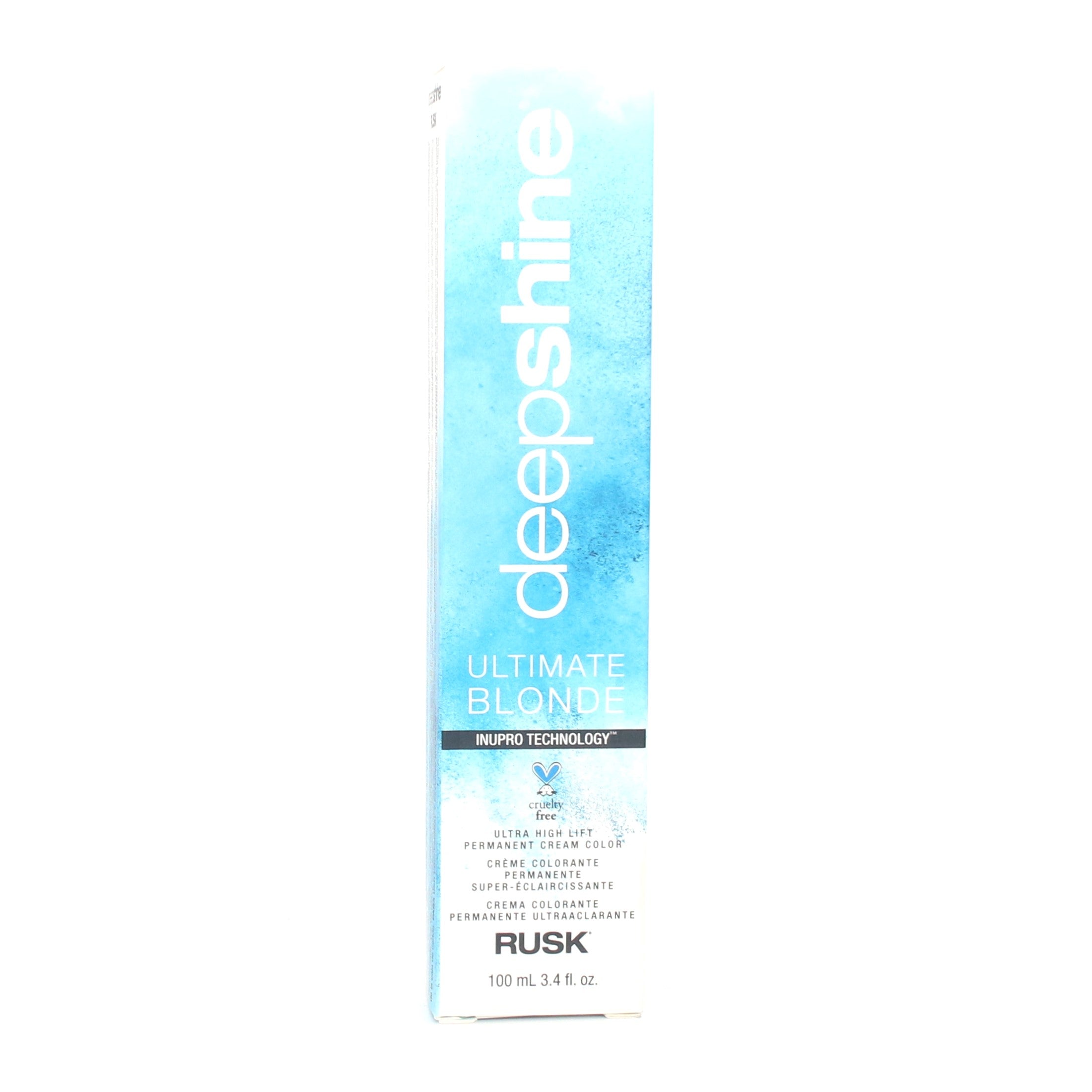 Rusk Deep Shine Ultimate Blonde Ultra Hight Lift Permanent Cream Color 3.4 oz - Overstock Beauty Supply