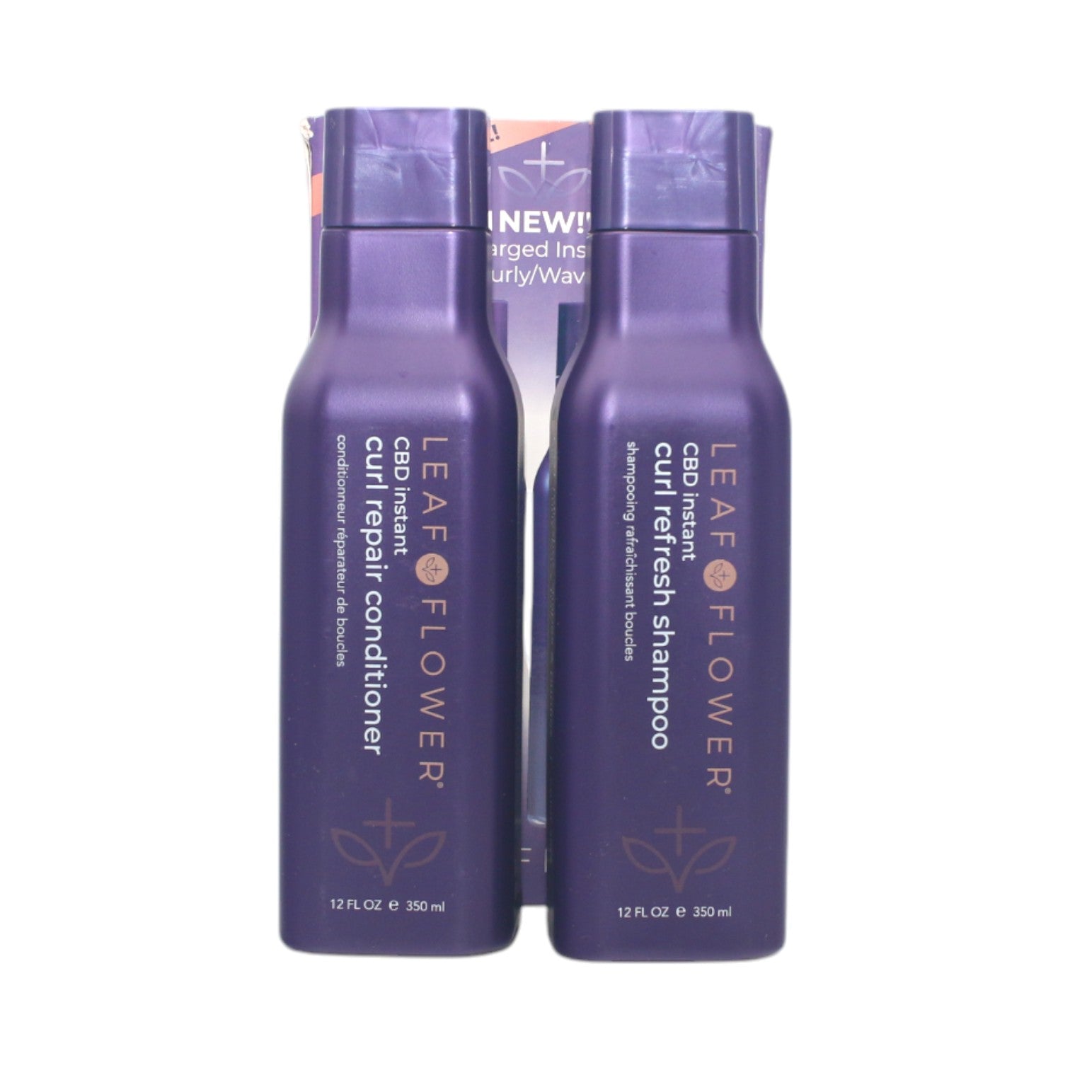 Leaf and Flower Instant Curl Repair Shampoo & Conditioner Duo 12 oz - Overstock Beauty Supply