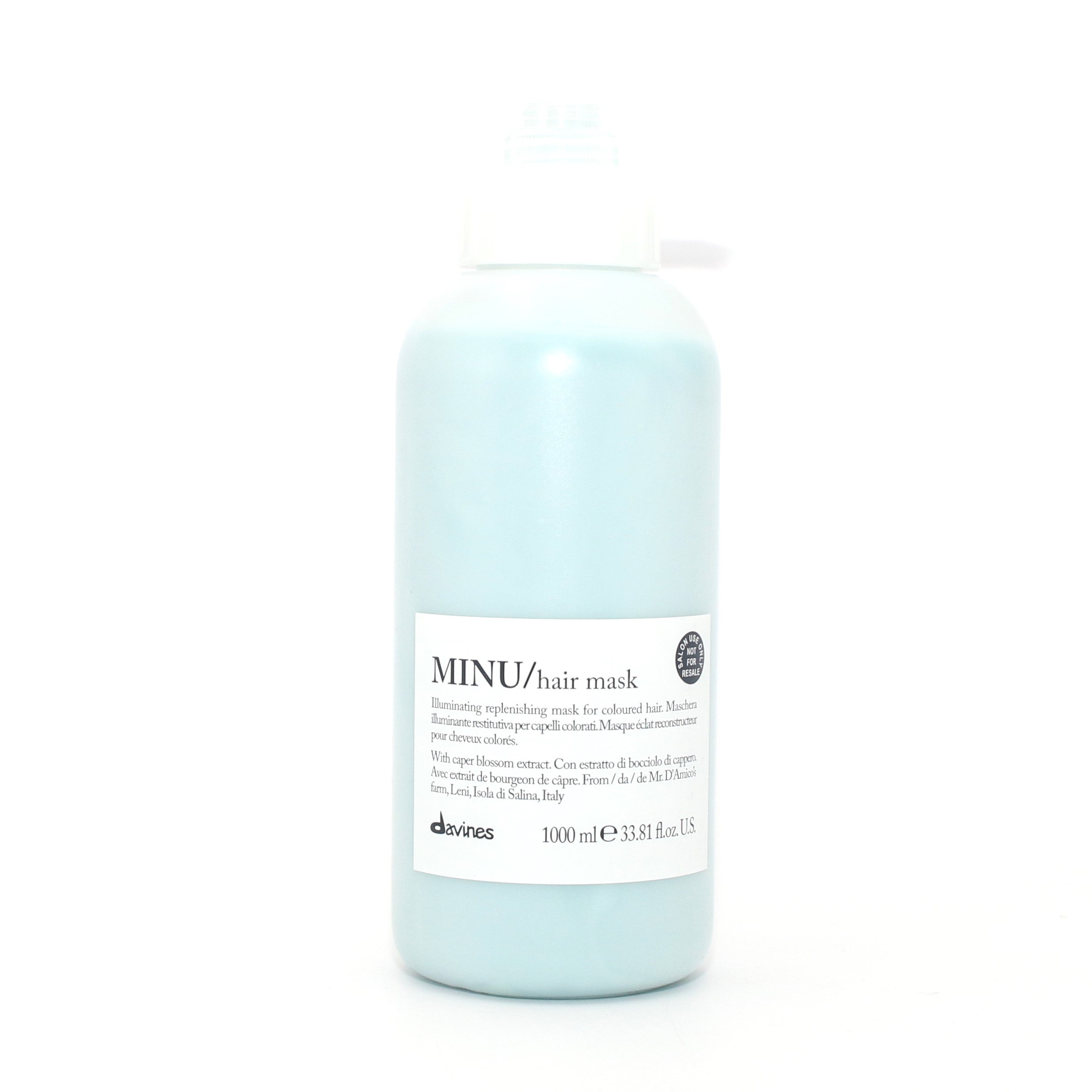 Davines Minu Hair Mask with Pump 33.8 oz - Overstock Beauty Supply