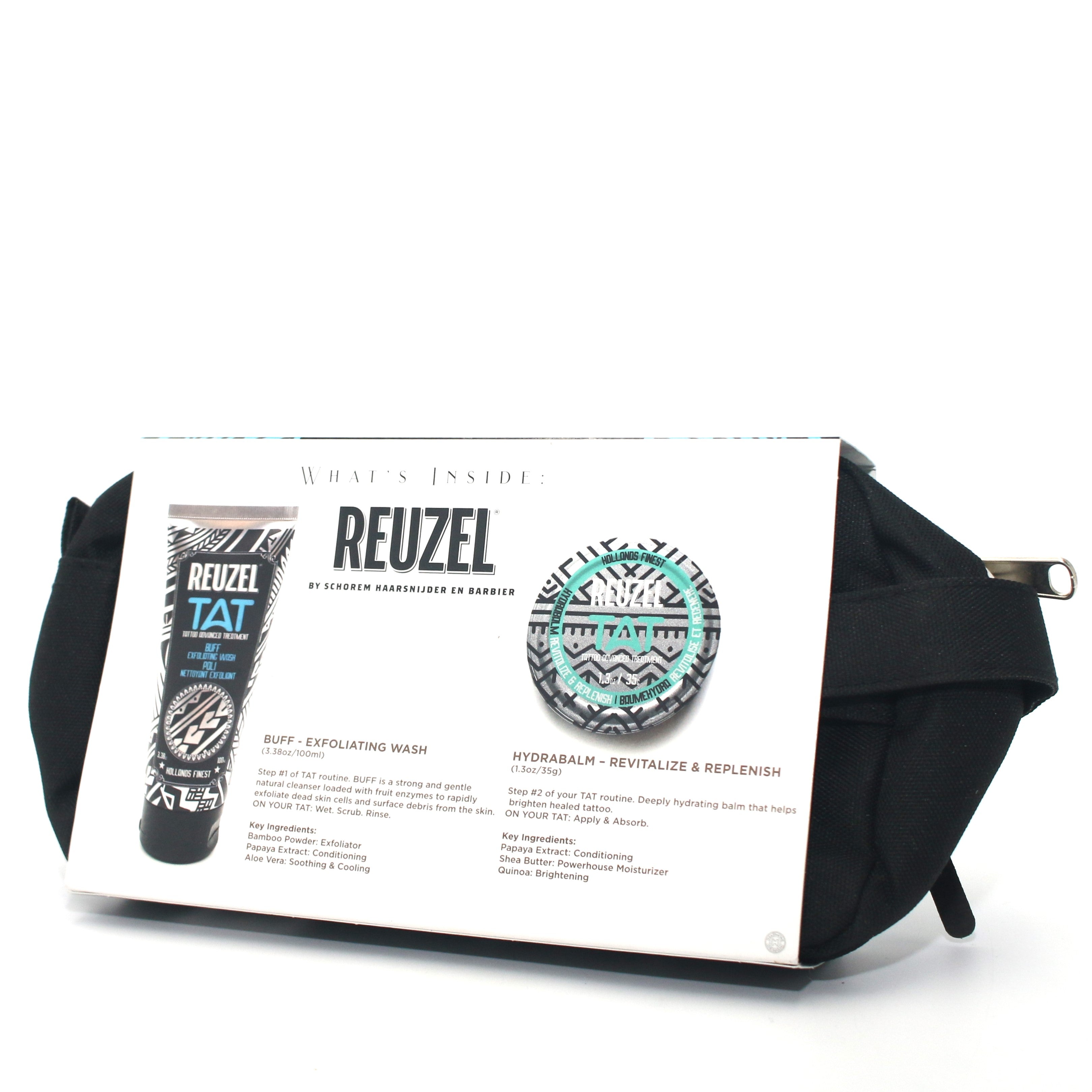 Reuzel Tat Exfoliate & Hydrate Tattoo Travel Kit - Overstock Beauty Supply