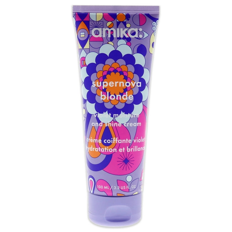 Amika Supernova Blonde Violet Moisture and Shine Cream 3.3 oz