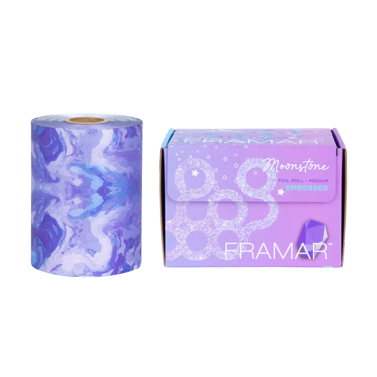 Framar Moonstone Foil Roll Medium Embossed 18 oz