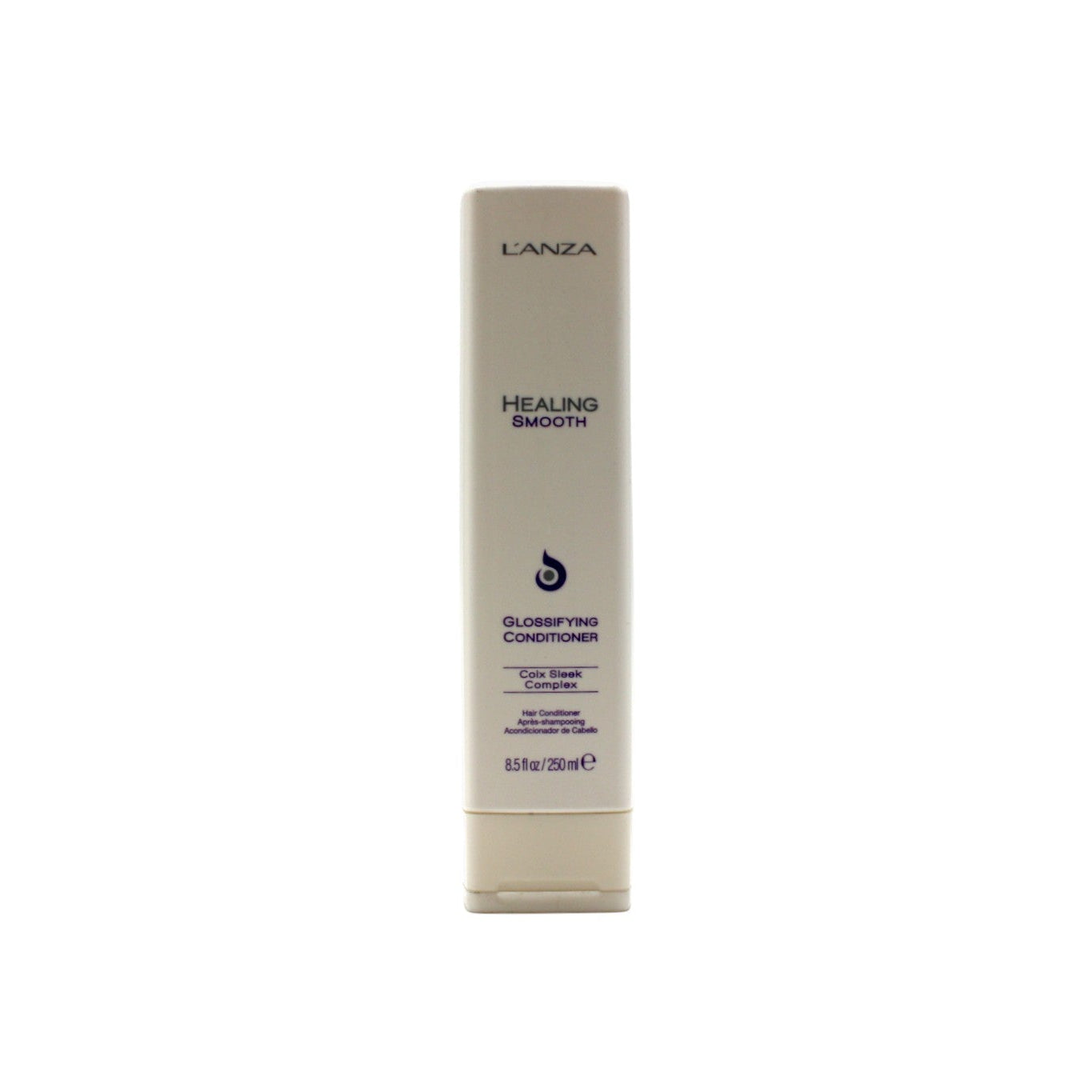 L'ANZA Healing Smooth conditioner bottle on a white background