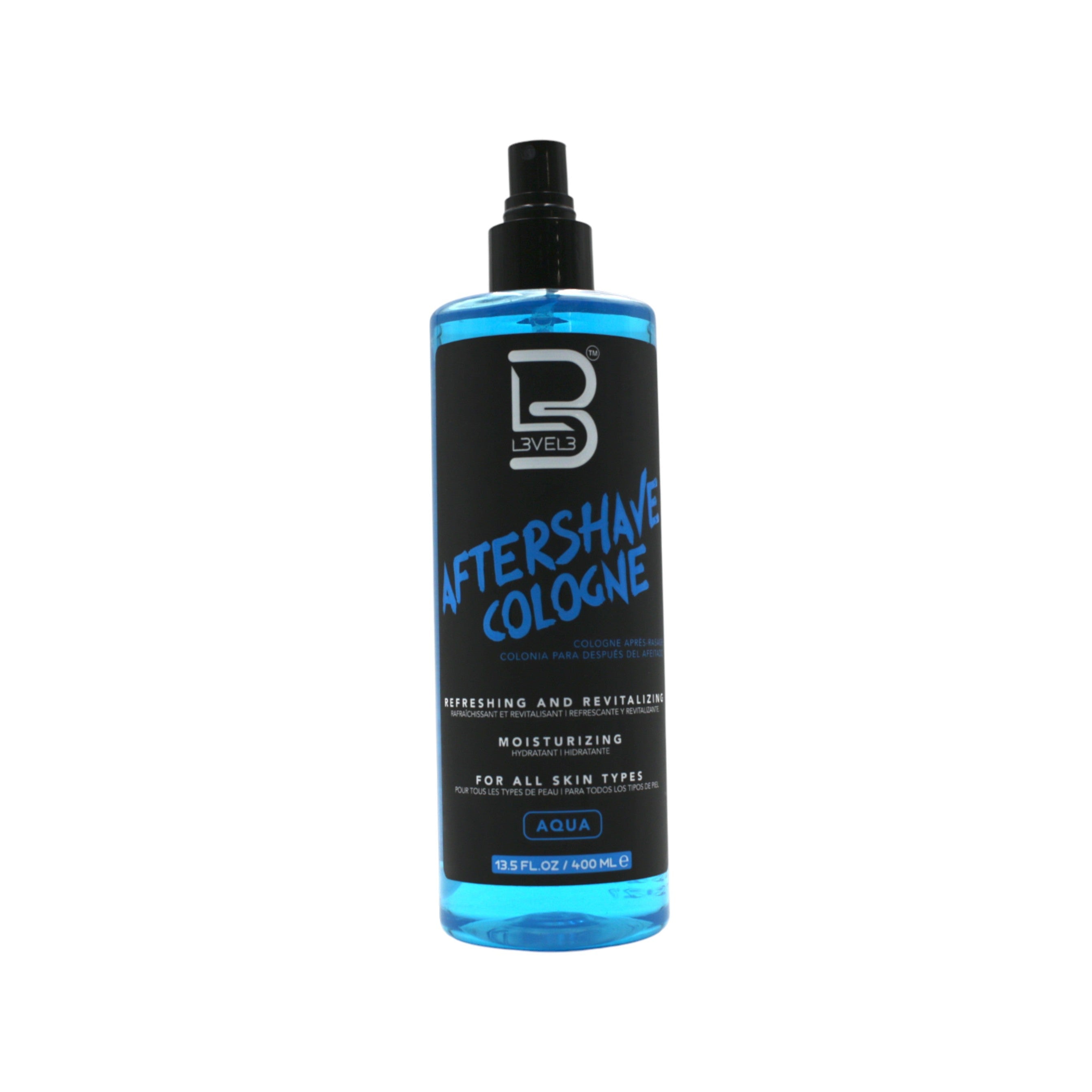 L3VEL3 Aftershave Cologne Aqua 13.5 oz