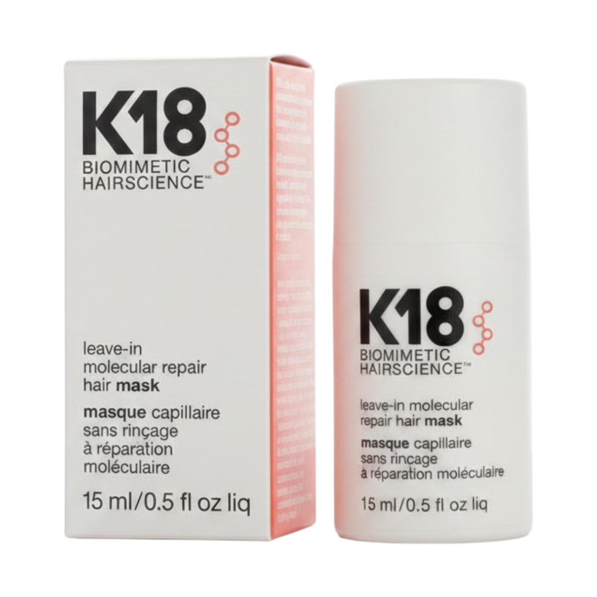 K18 Biomimetic Hairscience Leave In Molecular Repair Hair Mask 0.5 oz
