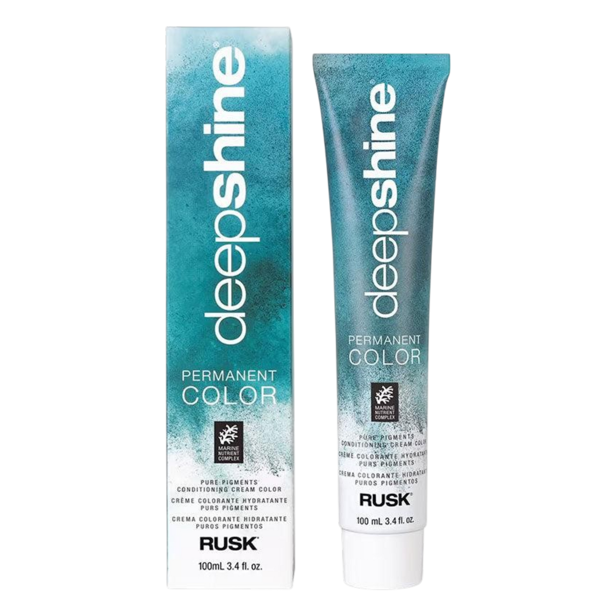 Rusk Deep Shine Permanent Color Pure Pigments Conditioning Cream Color 3.4 oz