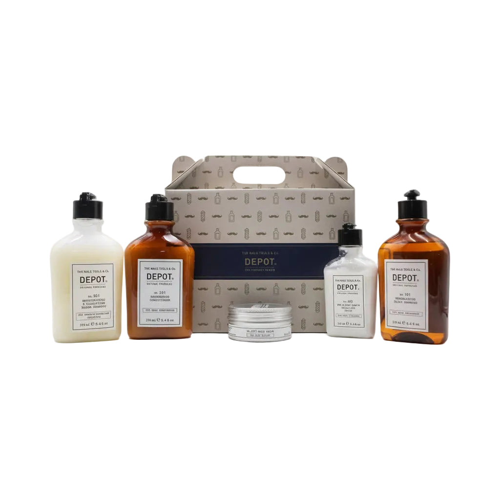 Depot The Male Tools & Co Men's Grooming Gift Box Beard & Hair Care Set