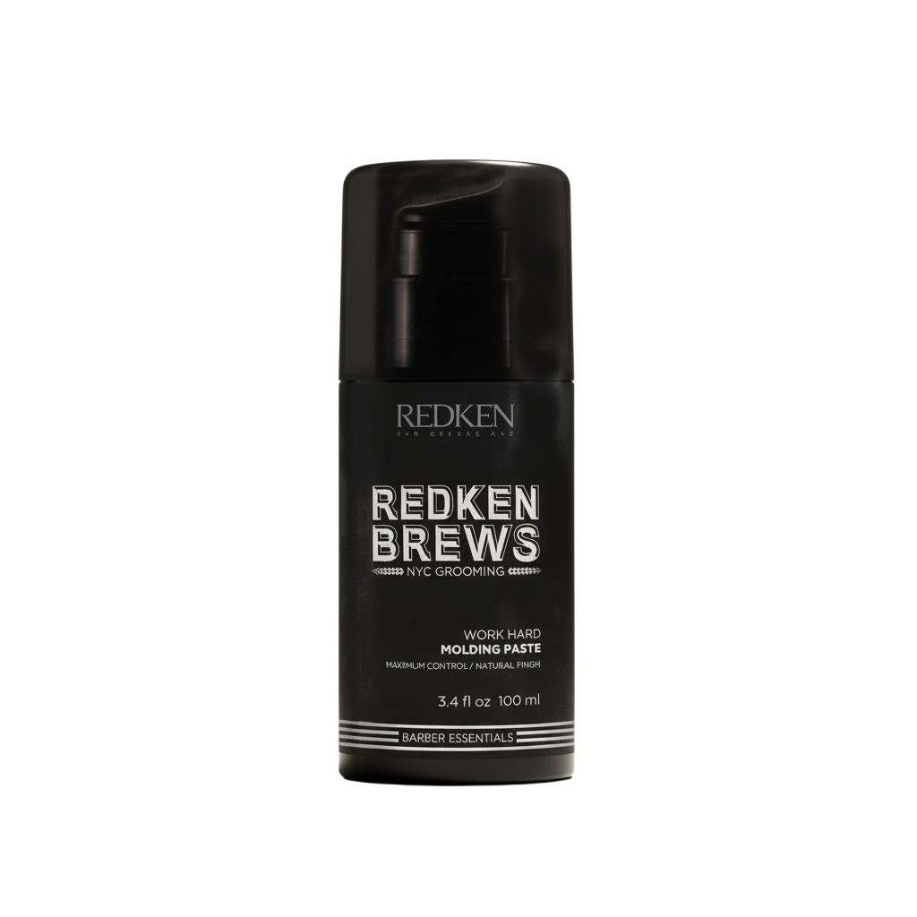 Redken Brews Work Hard Molding Hair Paste for Men 3.4 Oz