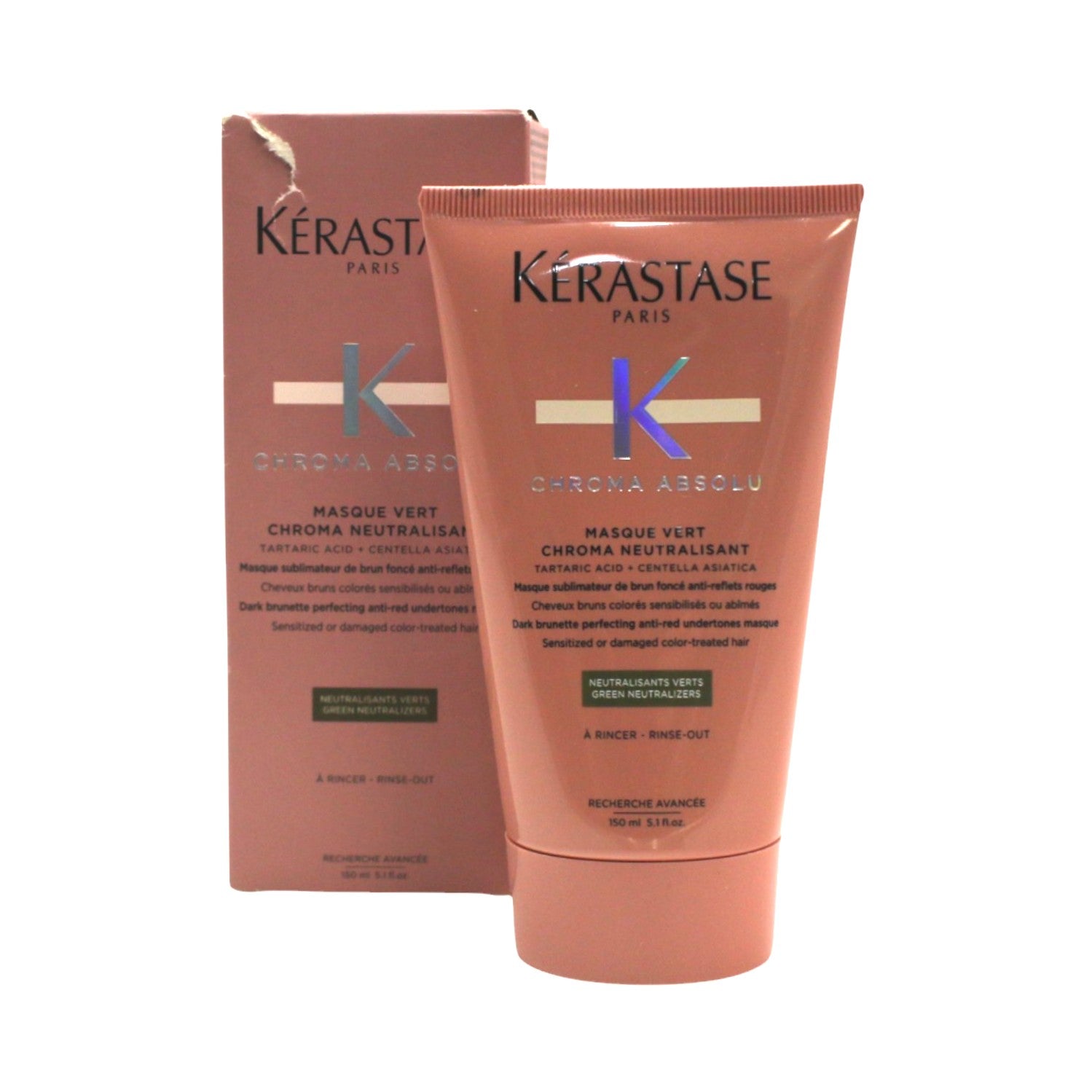 OBSustainables Kerastase Chroma Absolu Masque Vert Chroma Neutralisant 5.1 oz - Overstock Beauty Supply
